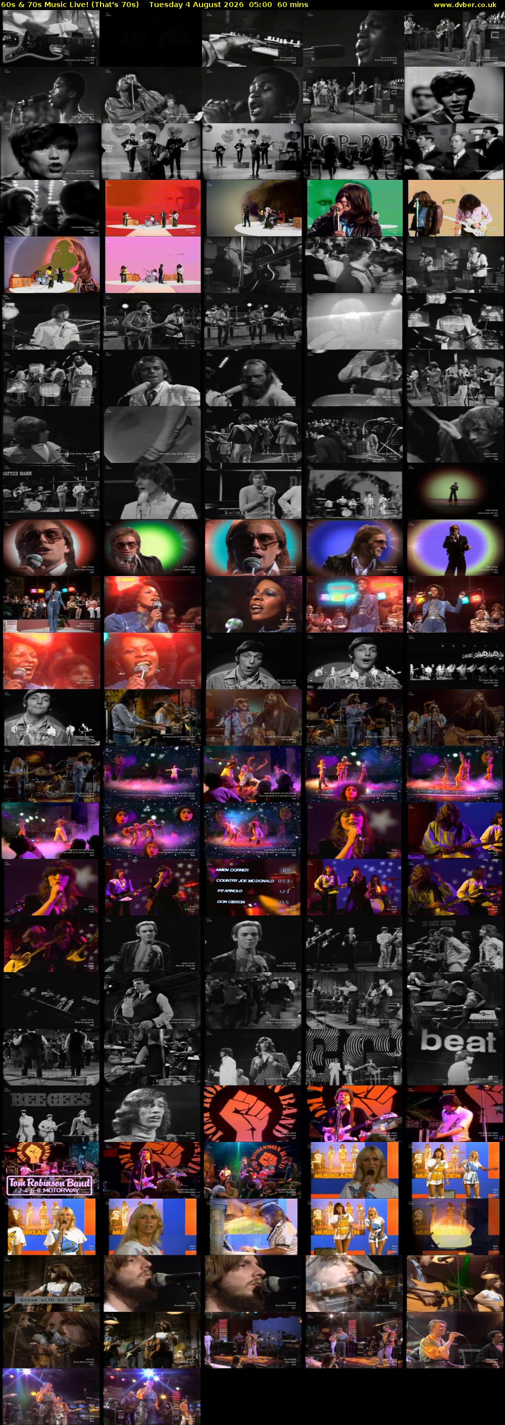 60s & 70s Music Live! (That's 70s) Tuesday 4 August 2026 05:00 - 06:00