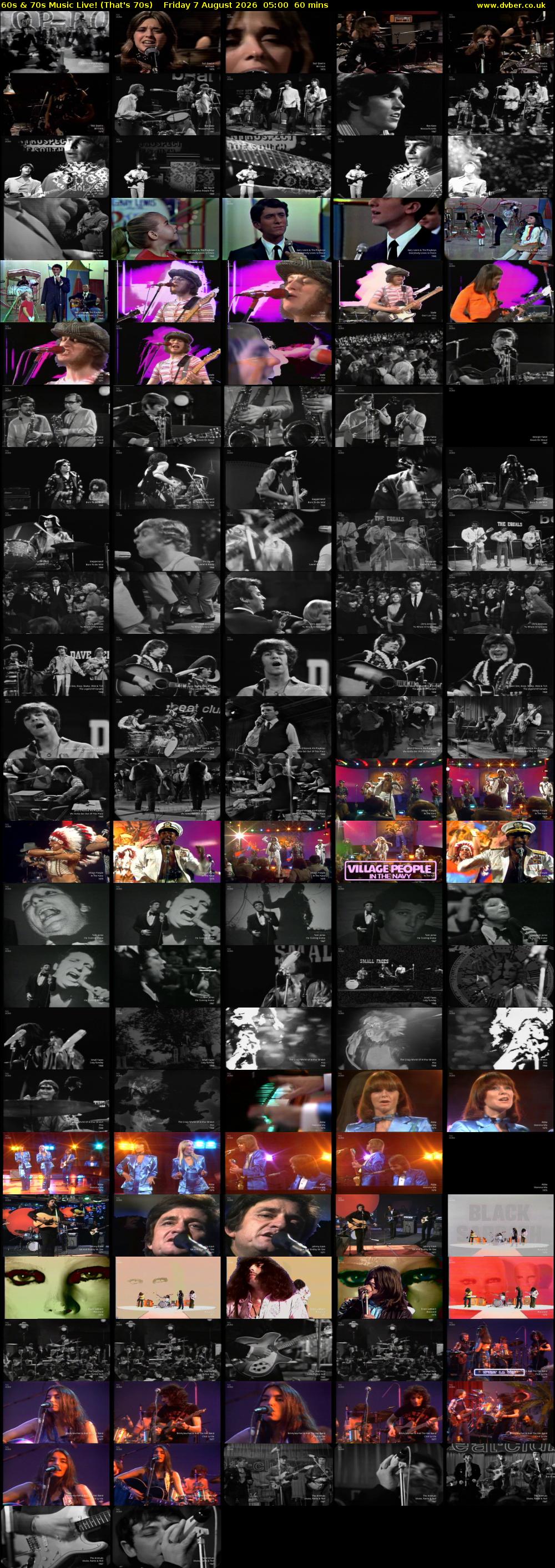 60s & 70s Music Live! (That's 70s) Friday 7 August 2026 05:00 - 06:00