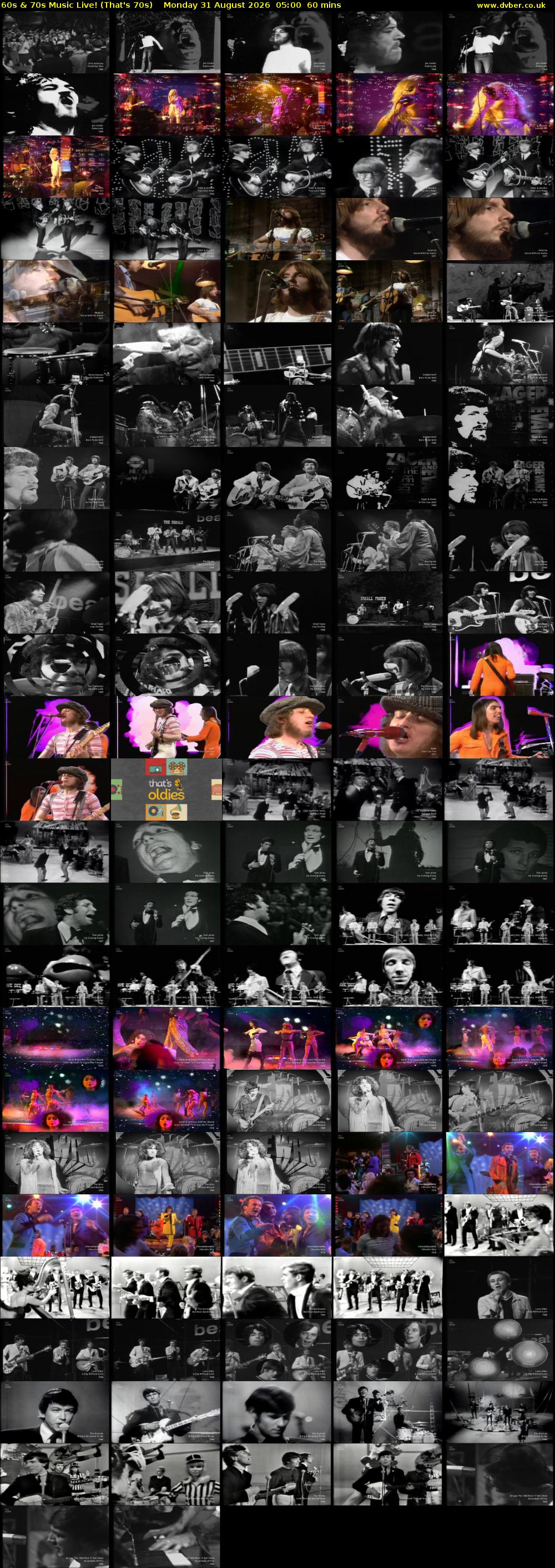 60s & 70s Music Live! (That's 70s) Monday 31 August 2026 05:00 - 06:00