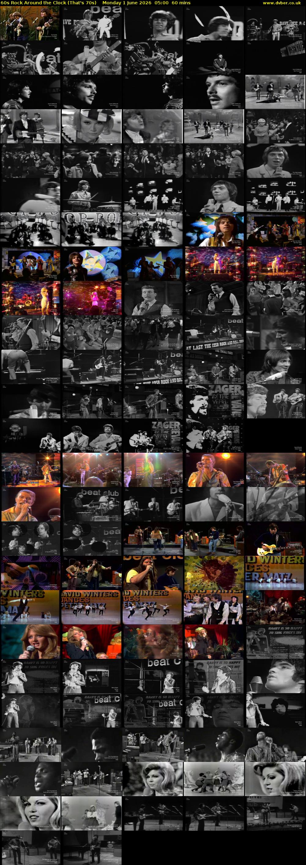 60s Rock Around the Clock (That's 70s) Monday 1 June 2026 05:00 - 06:00
