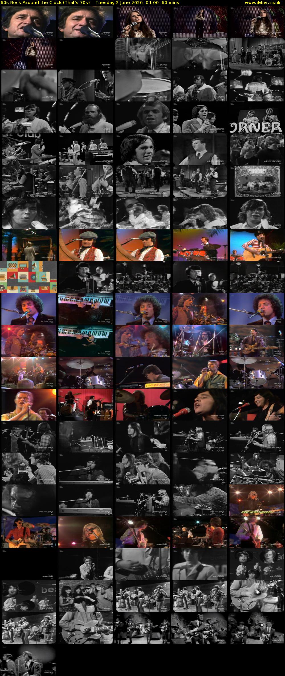 60s Rock Around the Clock (That's 70s) Tuesday 2 June 2026 04:00 - 05:00