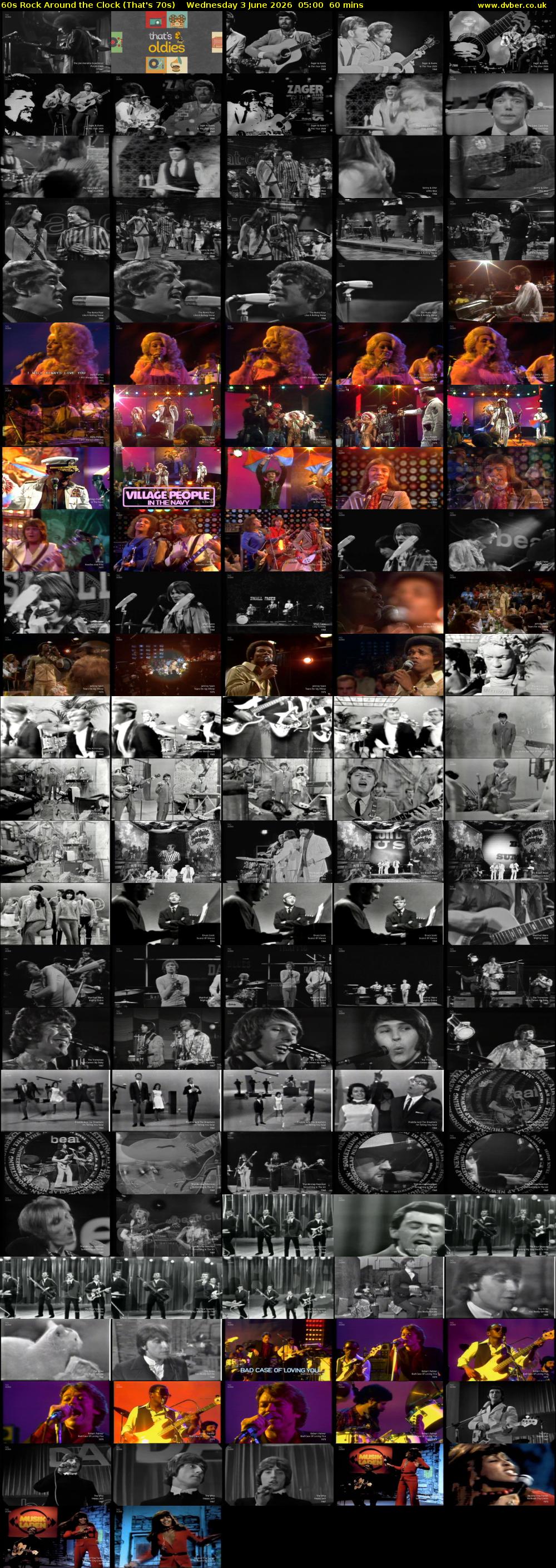 60s Rock Around the Clock (That's 70s) Wednesday 3 June 2026 05:00 - 06:00