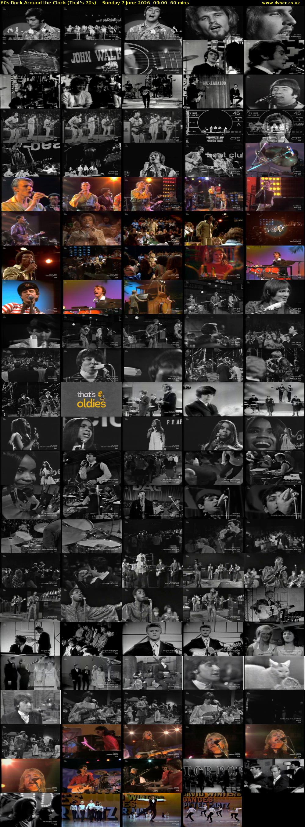 60s Rock Around the Clock (That's 70s) Sunday 7 June 2026 04:00 - 05:00