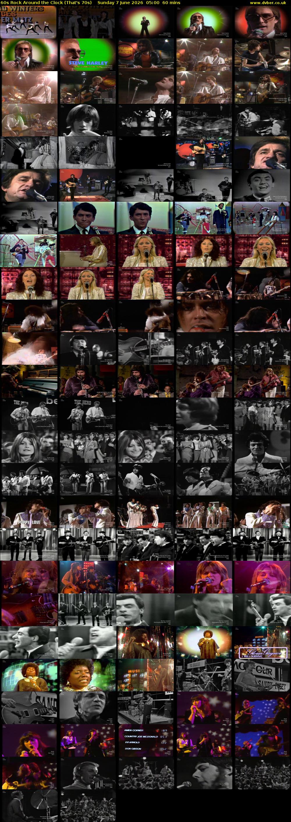 60s Rock Around the Clock (That's 70s) Sunday 7 June 2026 05:00 - 06:00
