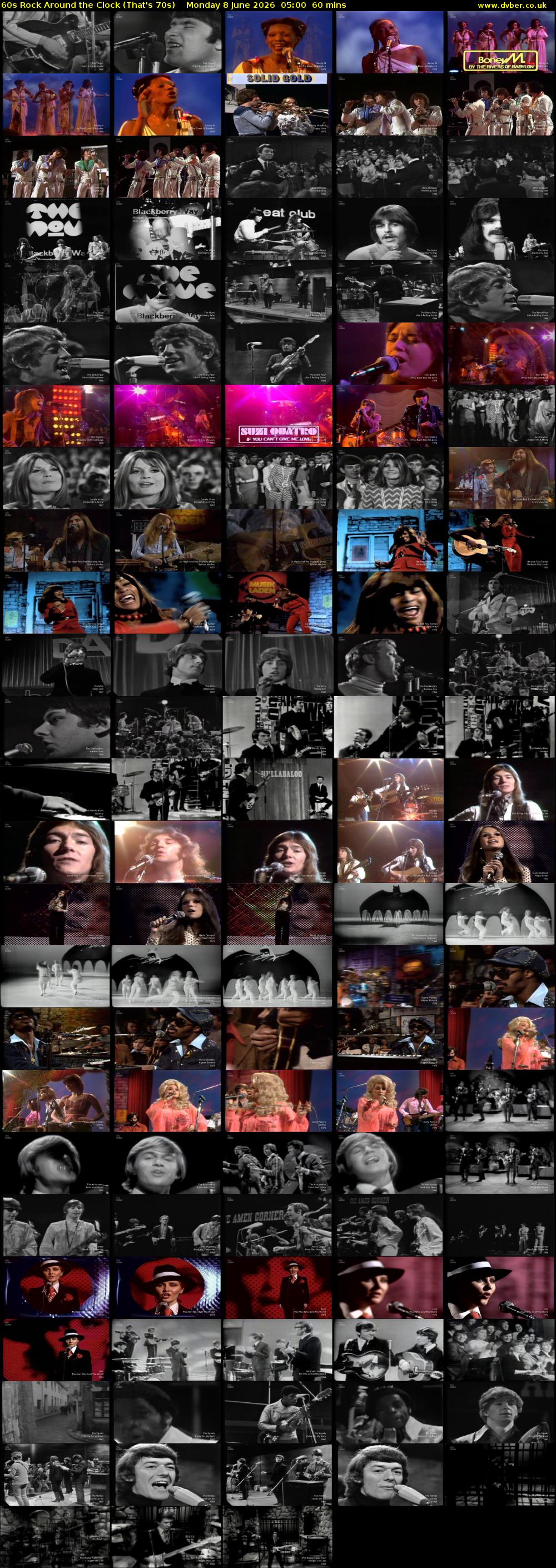60s Rock Around the Clock (That's 70s) Monday 8 June 2026 05:00 - 06:00