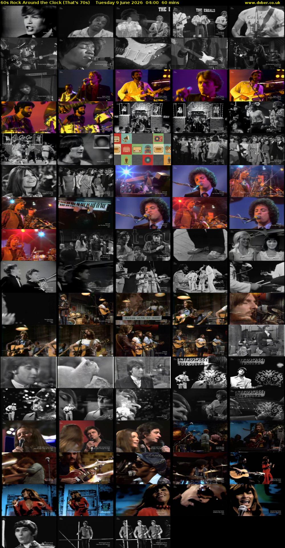 60s Rock Around the Clock (That's 70s) Tuesday 9 June 2026 04:00 - 05:00