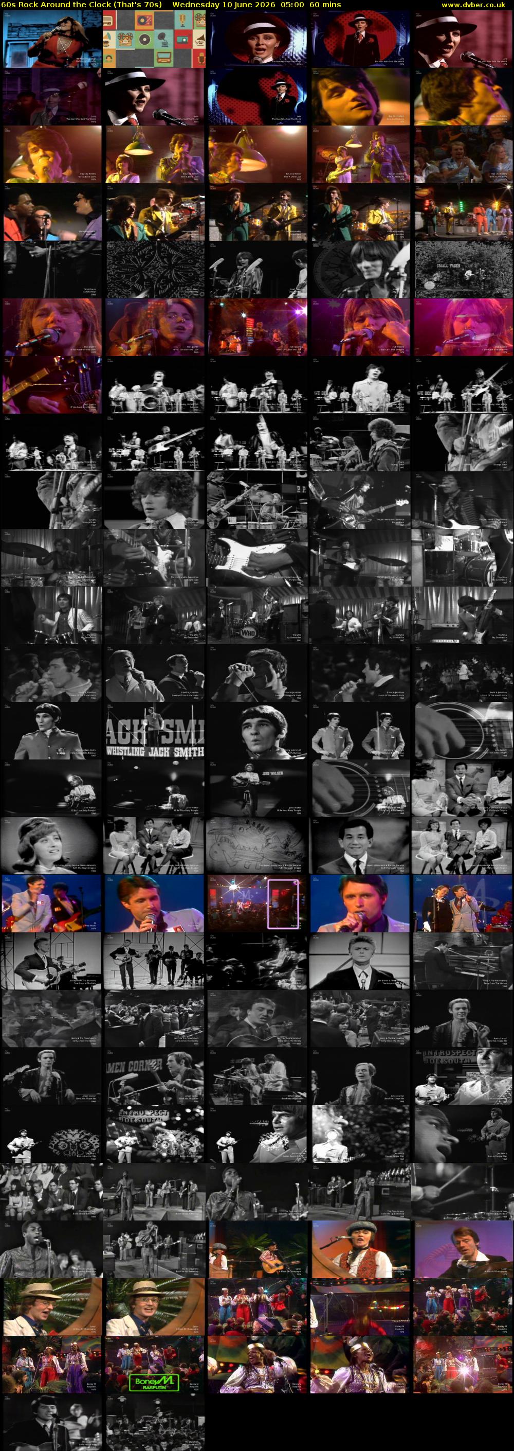 60s Rock Around the Clock (That's 70s) Wednesday 10 June 2026 05:00 - 06:00