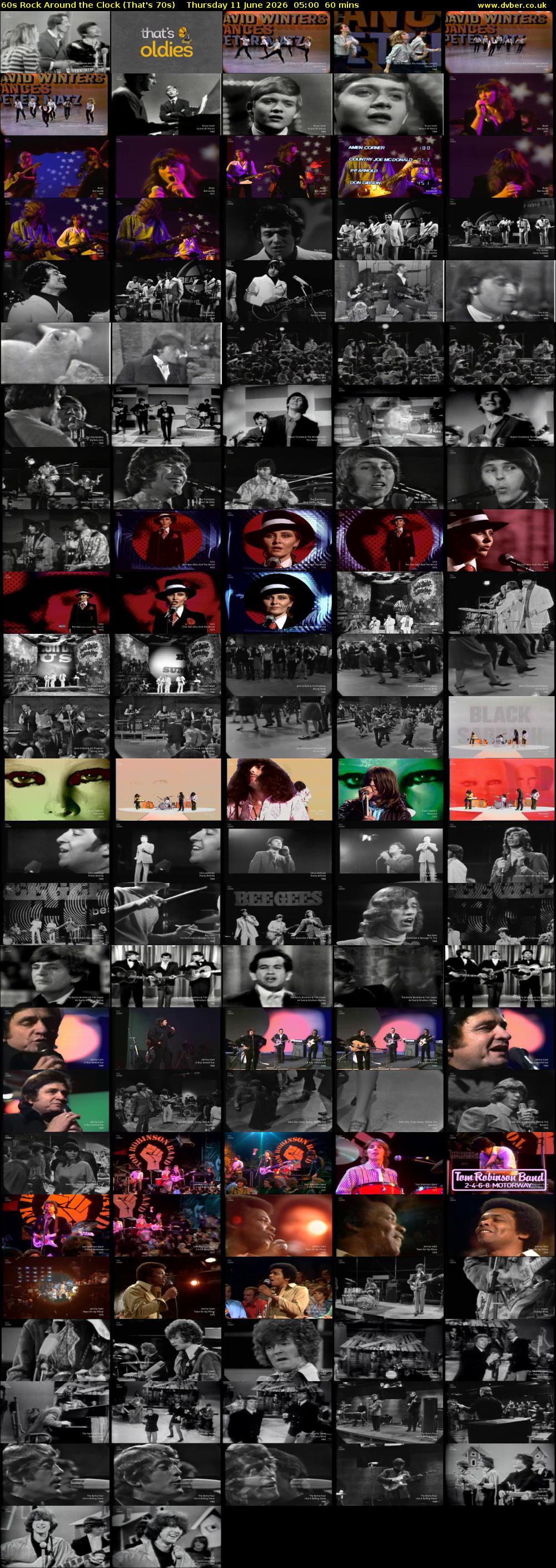 60s Rock Around the Clock (That's 70s) Thursday 11 June 2026 05:00 - 06:00