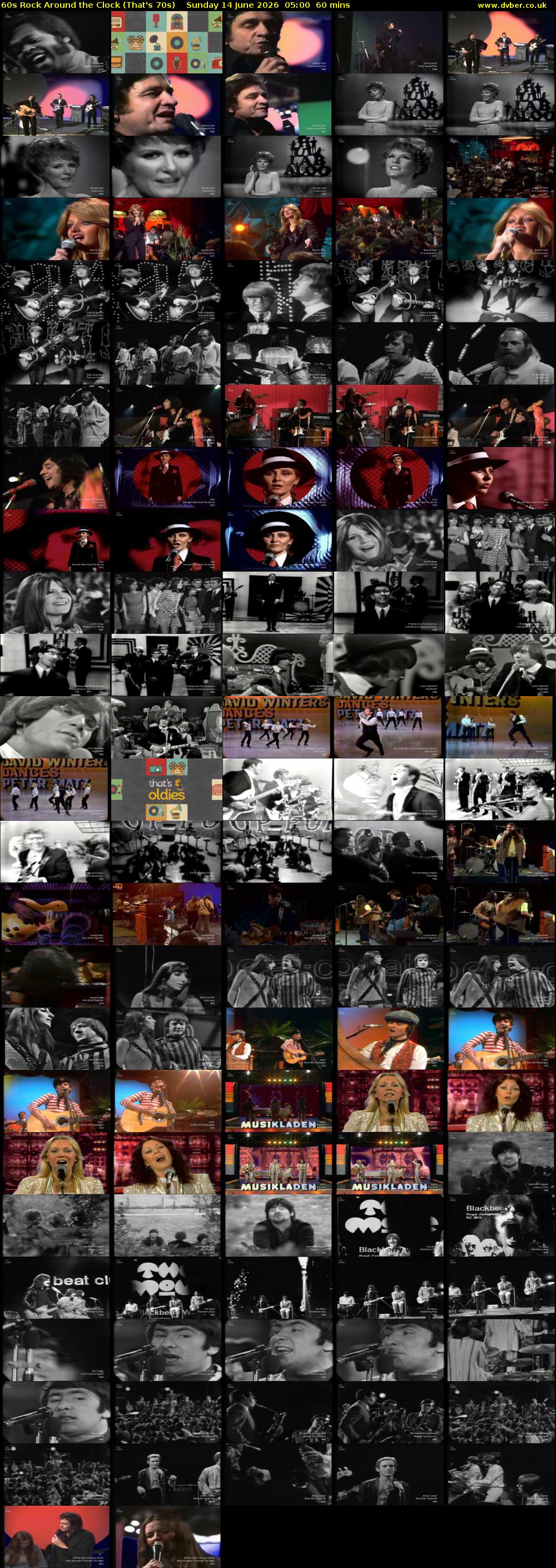 60s Rock Around the Clock (That's 70s) Sunday 14 June 2026 05:00 - 06:00
