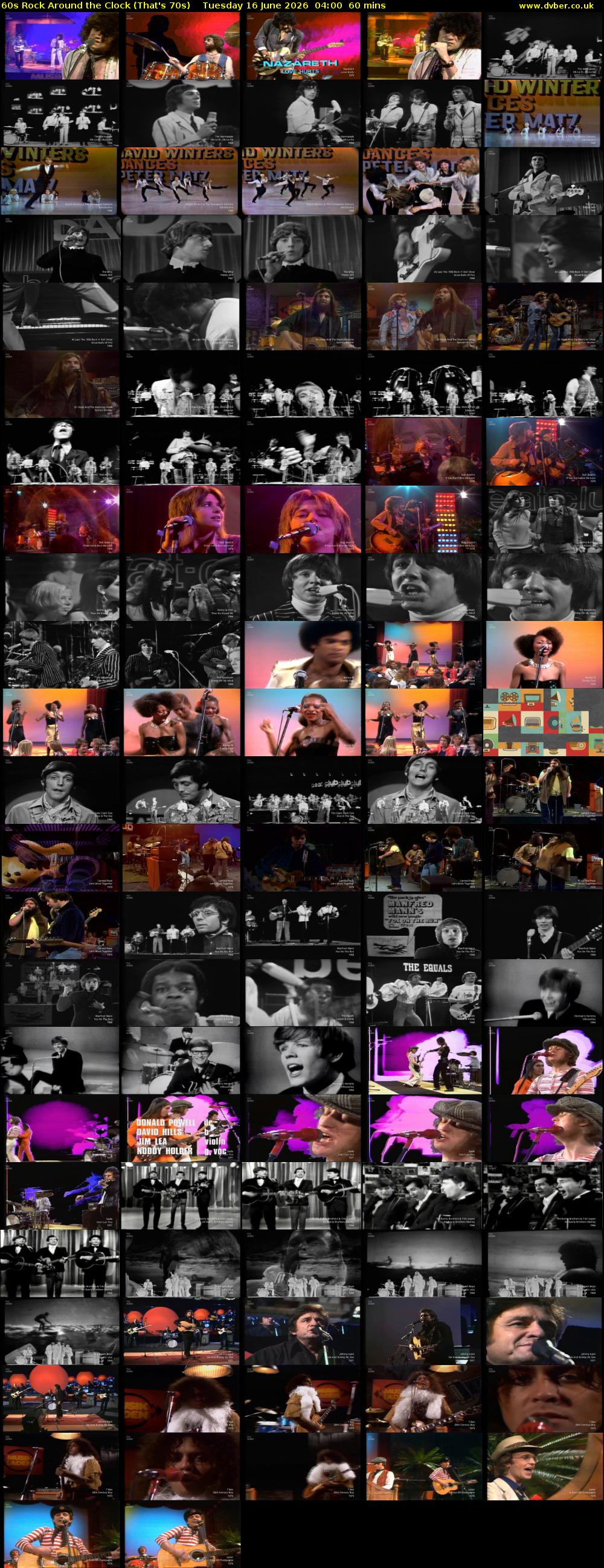 60s Rock Around the Clock (That's 70s) Tuesday 16 June 2026 04:00 - 05:00