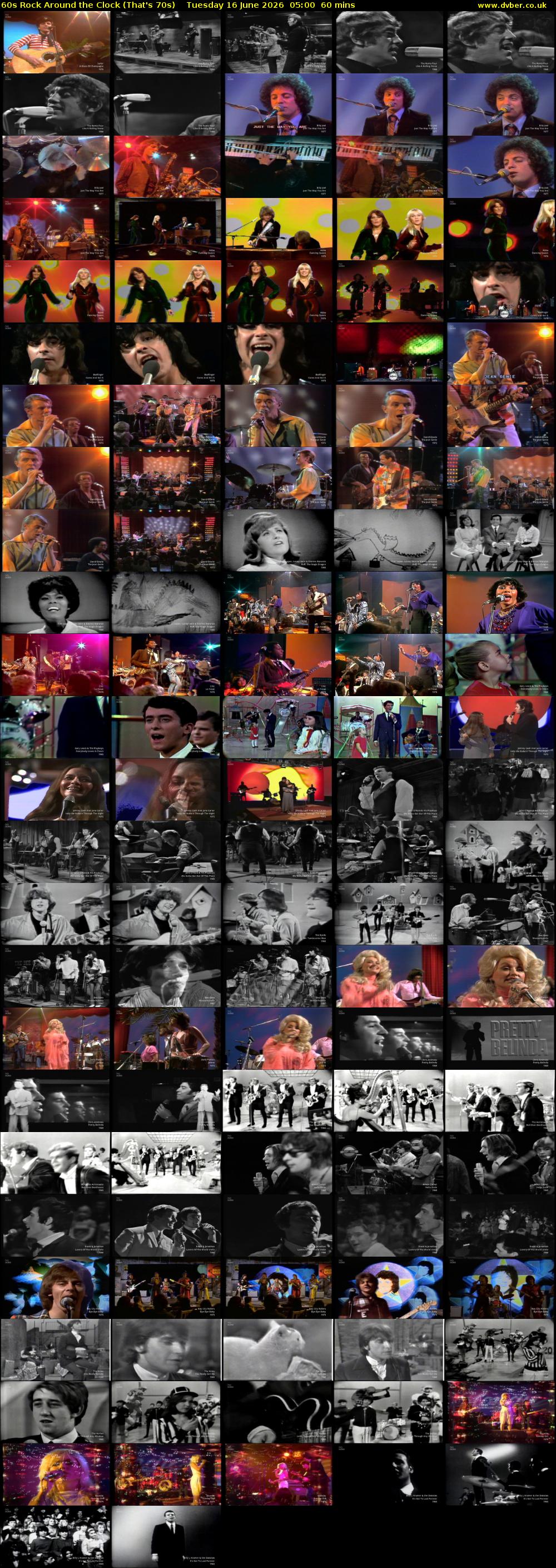 60s Rock Around the Clock (That's 70s) Tuesday 16 June 2026 05:00 - 06:00