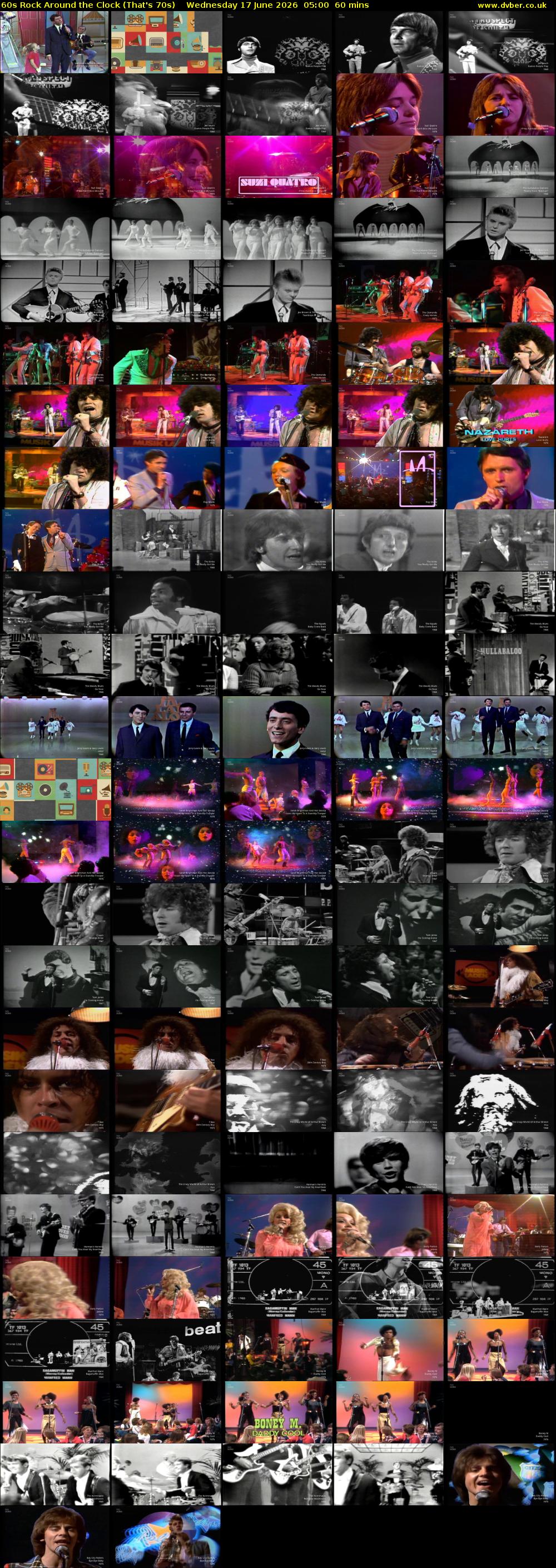 60s Rock Around the Clock (That's 70s) Wednesday 17 June 2026 05:00 - 06:00