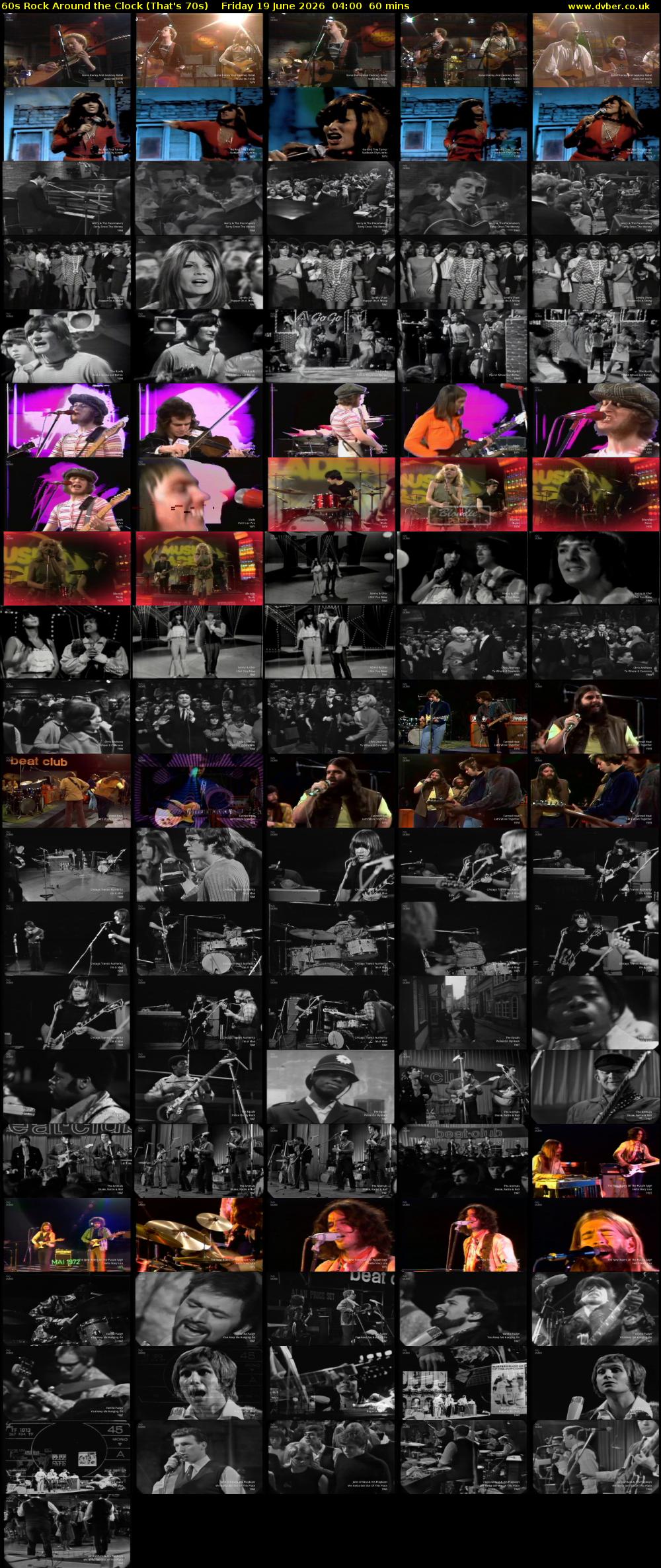 60s Rock Around the Clock (That's 70s) Friday 19 June 2026 04:00 - 05:00