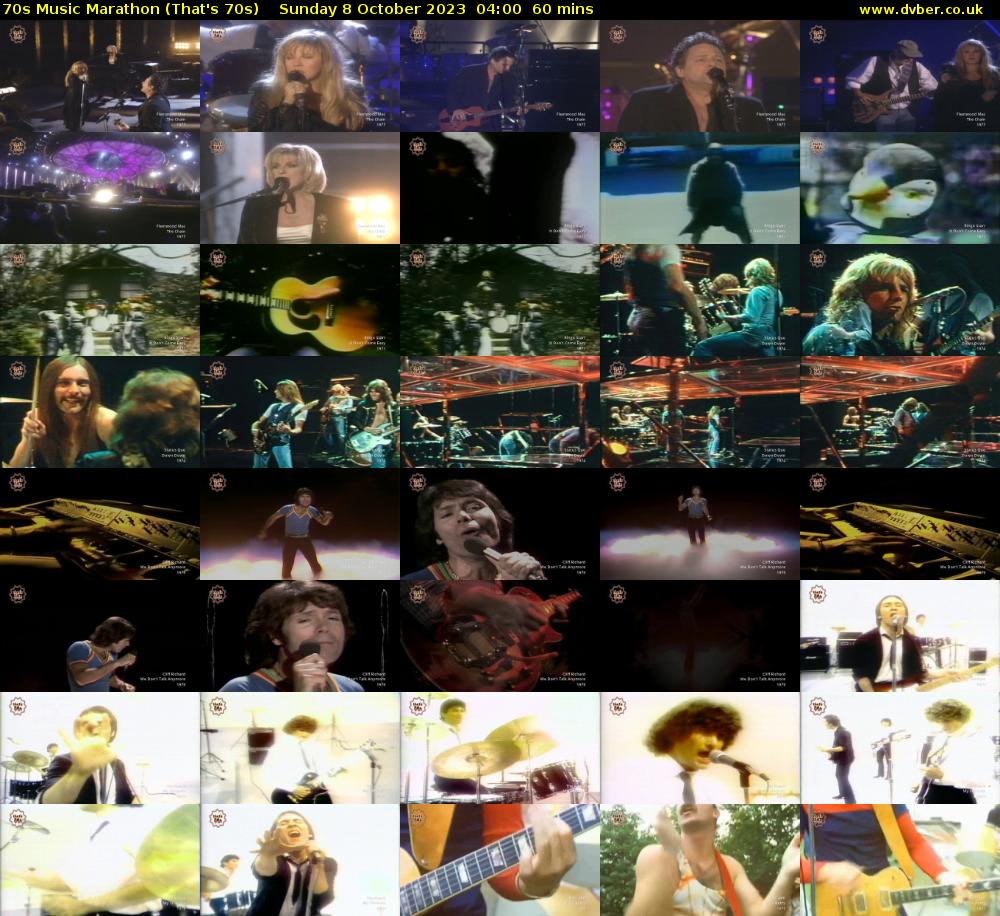 70s Music Marathon (That's 70s) Sunday 8 October 2023 04:00 - 05:00