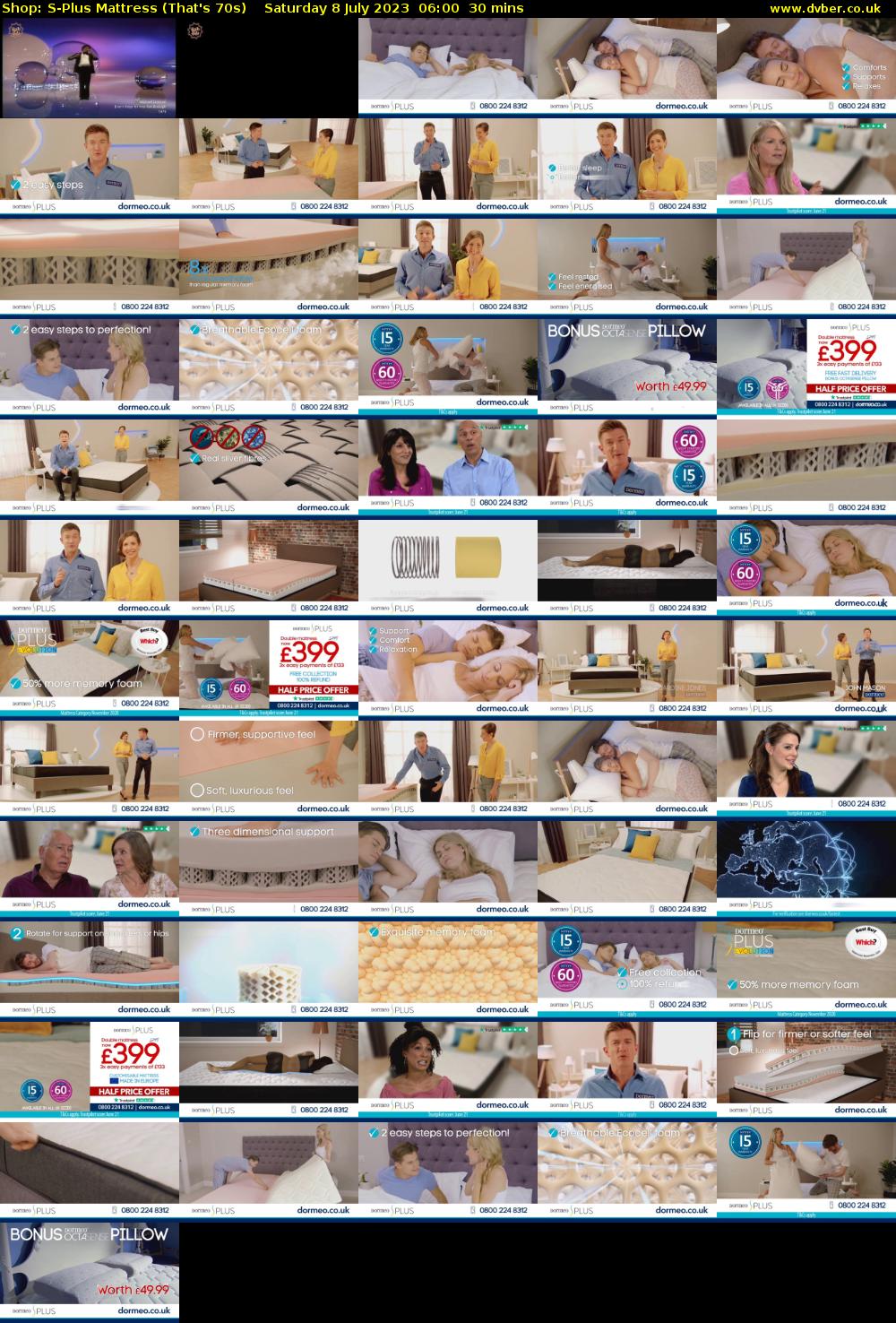 Shop: S-Plus Mattress (That's 70s) Saturday 8 July 2023 06:00 - 06:30