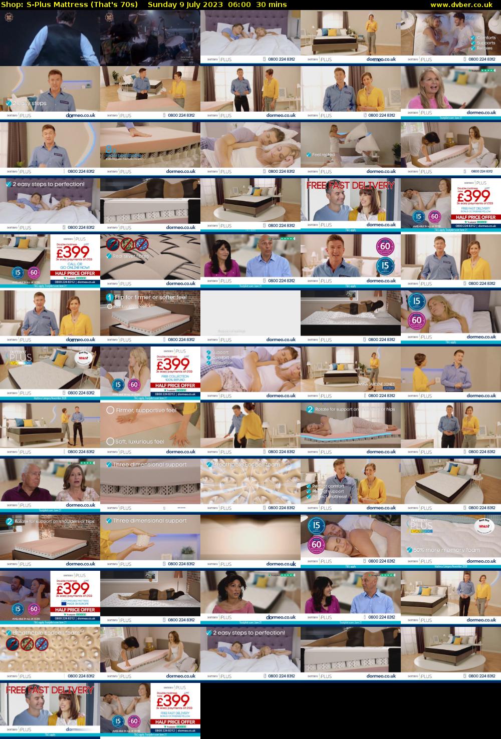 Shop: S-Plus Mattress (That's 70s) Sunday 9 July 2023 06:00 - 06:30