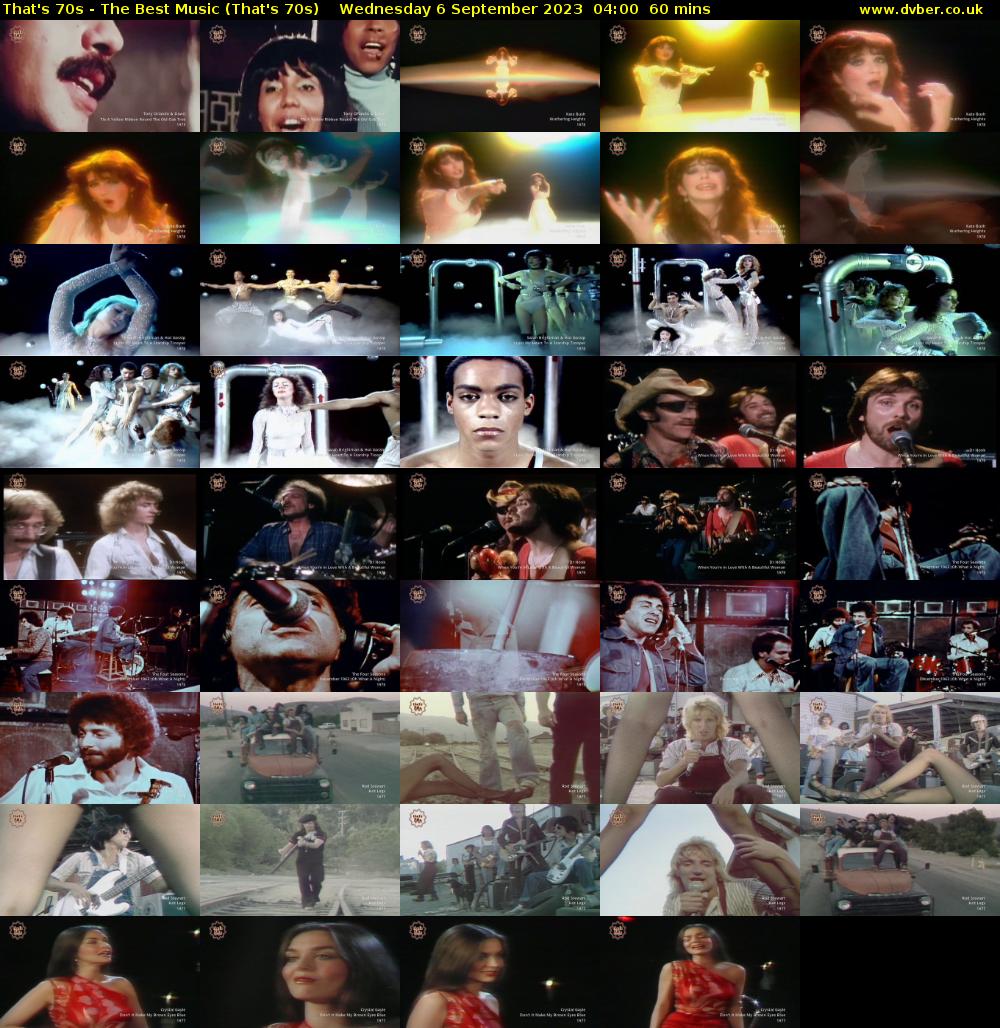 That's 70s - The Best Music (That's 70s) Wednesday 6 September 2023 04:00 - 05:00
