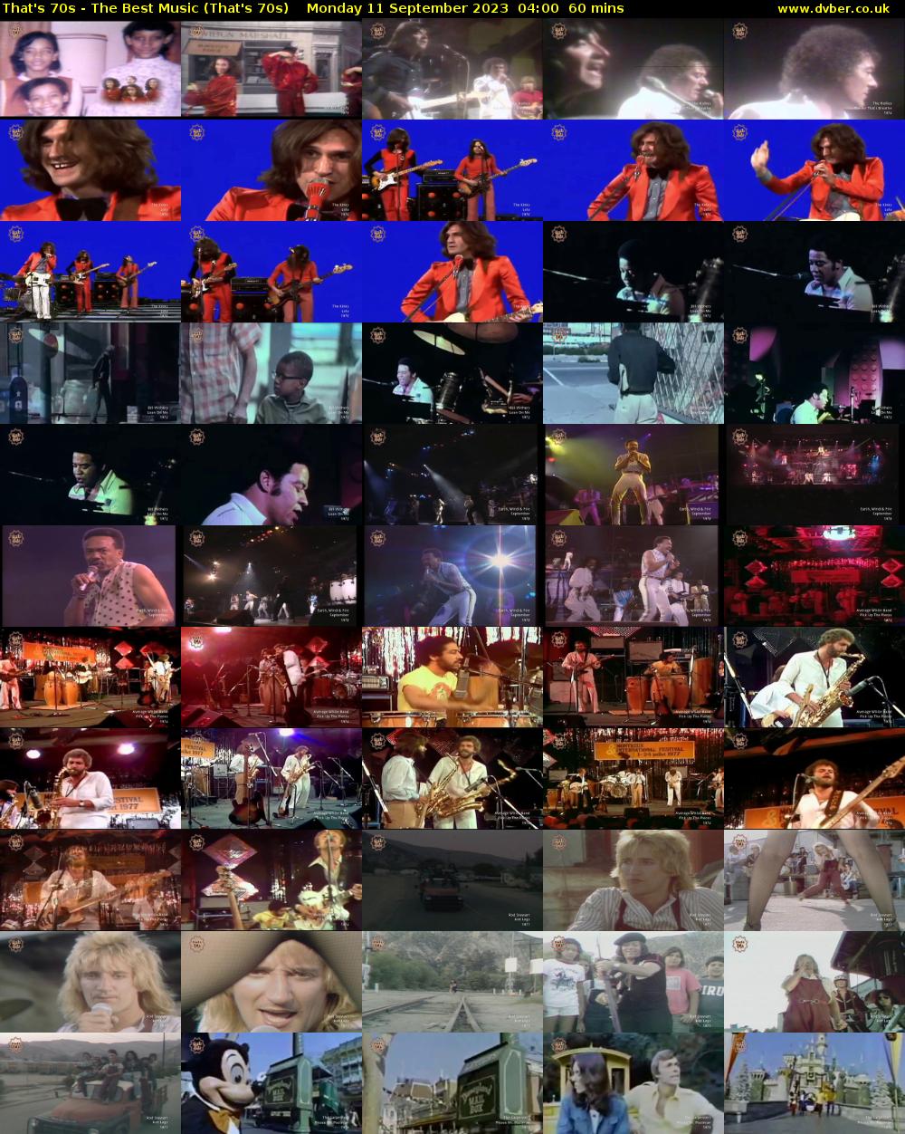 That's 70s - The Best Music (That's 70s) Monday 11 September 2023 04:00 - 05:00