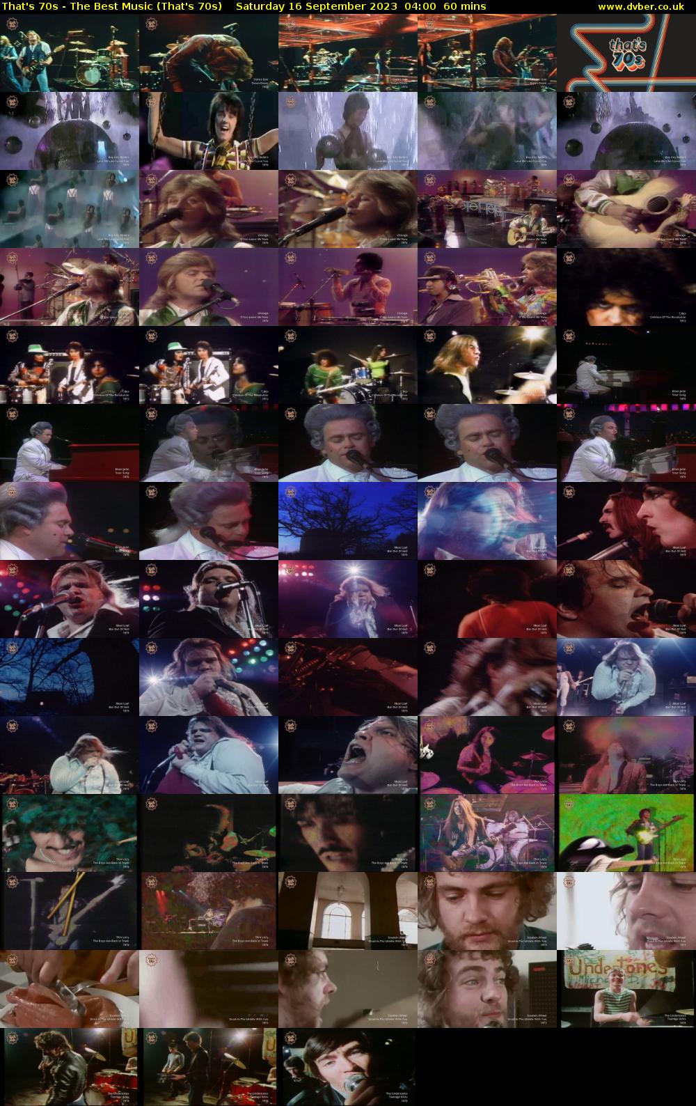 That's 70s - The Best Music (That's 70s) Saturday 16 September 2023 04:00 - 05:00