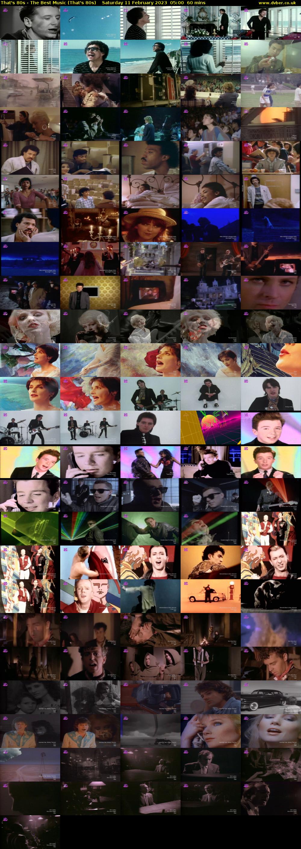 That's 80s - The Best Music (That's 80s) Saturday 11 February 2023 05:00 - 06:00