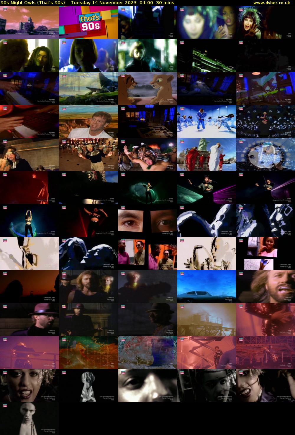 90s Night Owls (That's 90s) Tuesday 14 November 2023 04:00 - 04:30