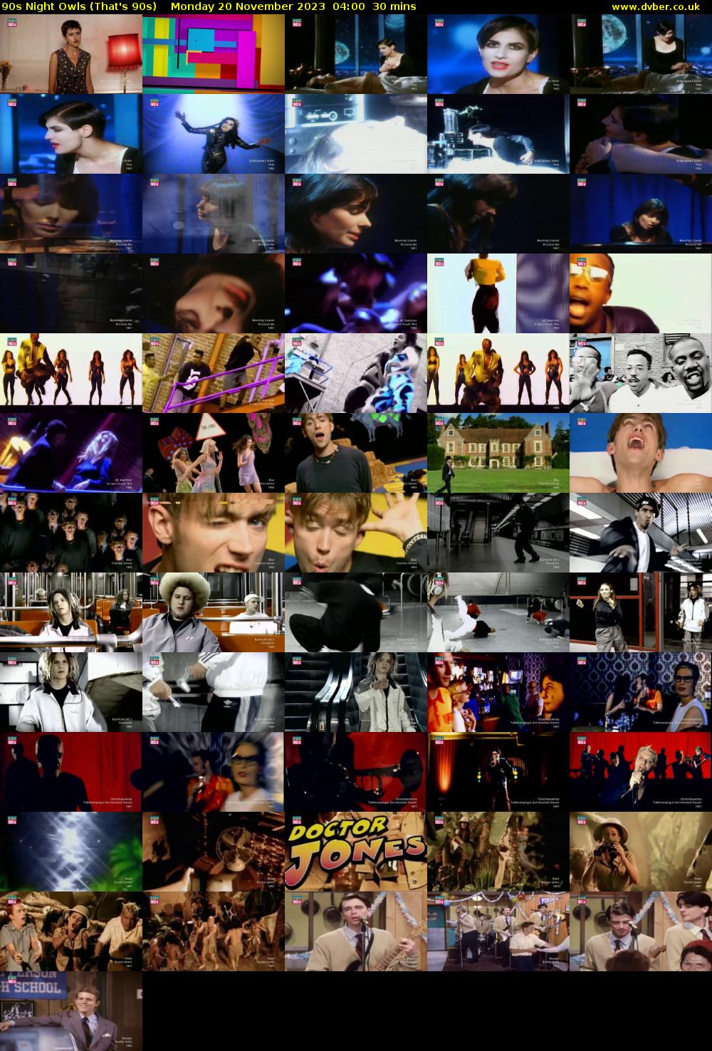 90s Night Owls (That's 90s) Monday 20 November 2023 04:00 - 04:30