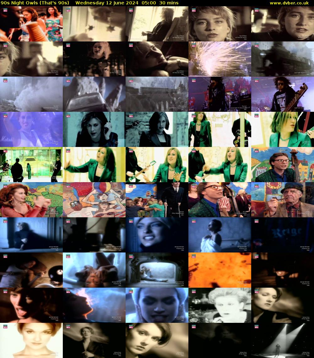 90s Night Owls (That's 90s) Wednesday 12 June 2024 05:00 - 05:30