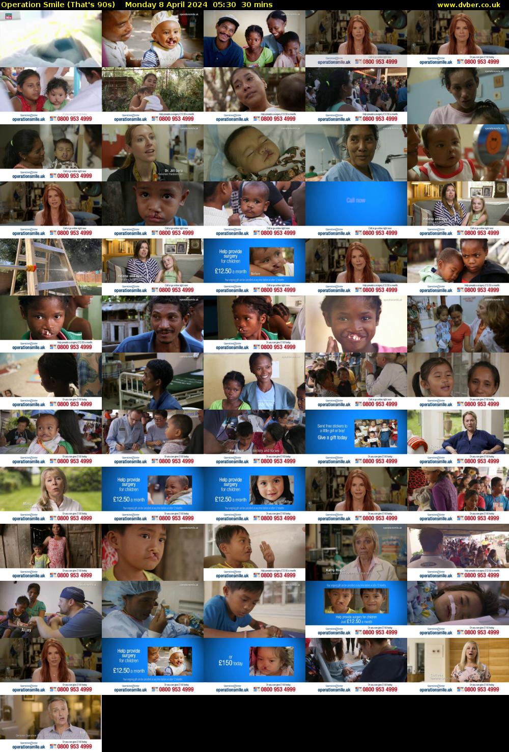 Operation Smile (That's 90s) Monday 8 April 2024 05:30 - 06:00