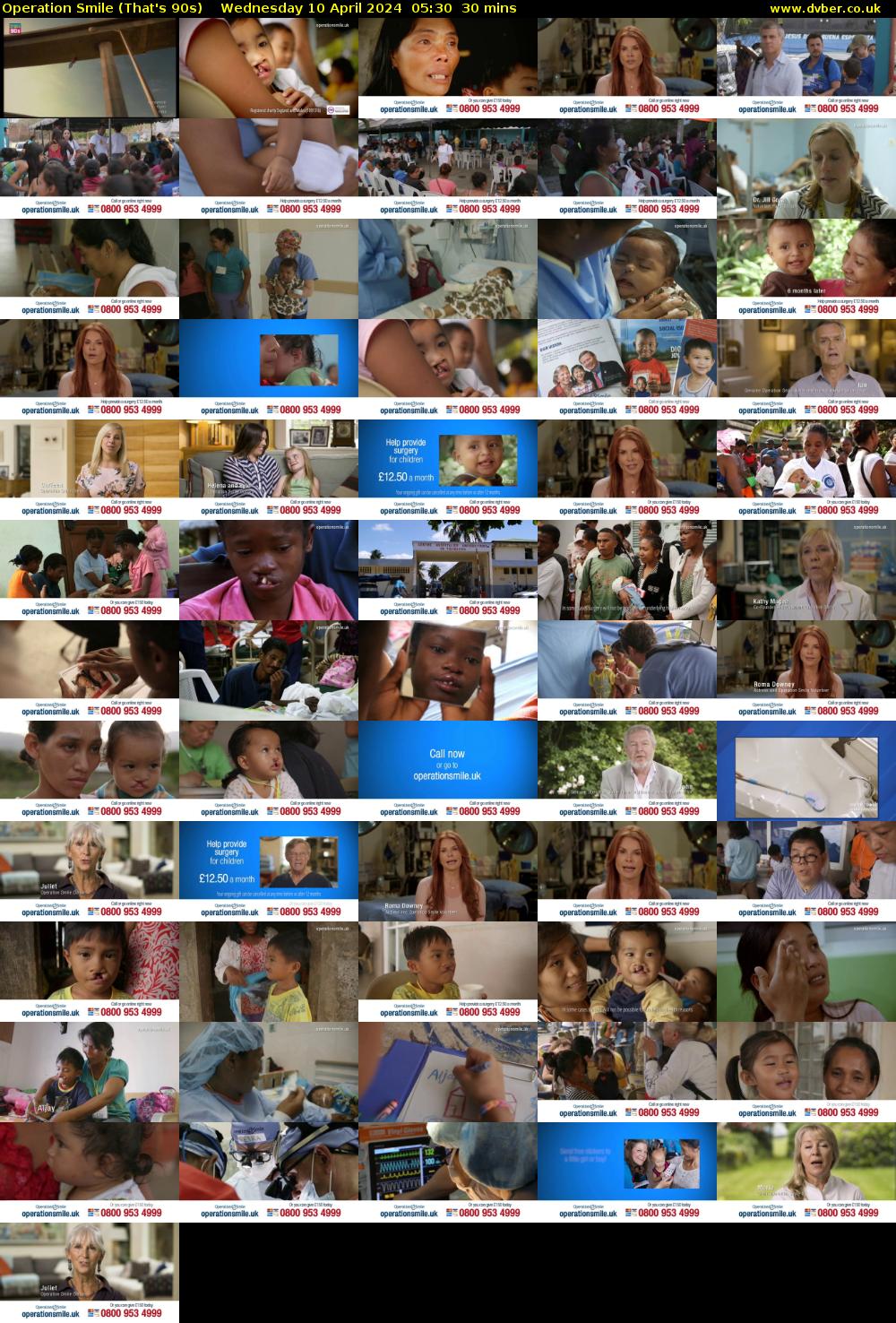 Operation Smile (That's 90s) Wednesday 10 April 2024 05:30 - 06:00