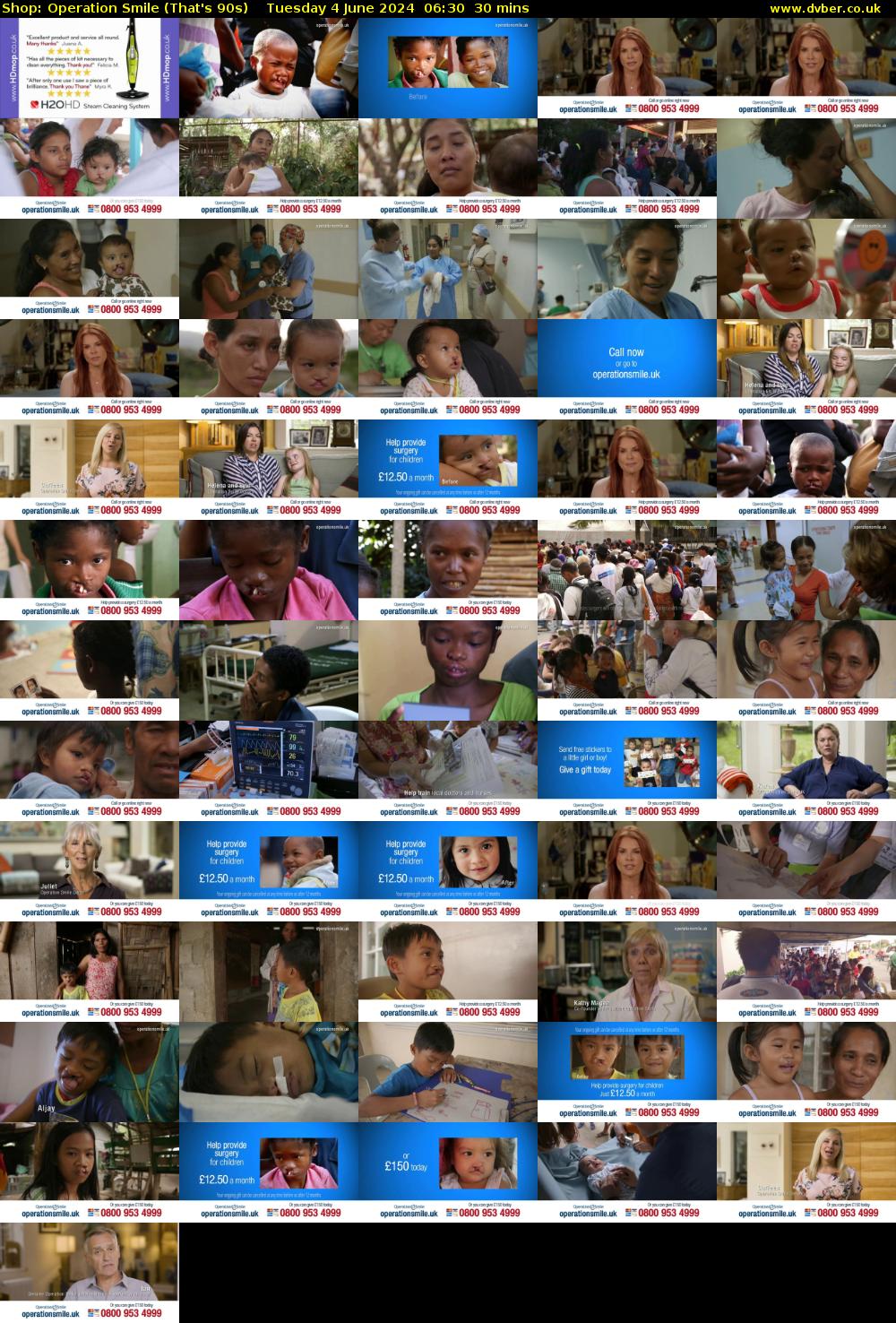 Shop: Operation Smile (That's 90s) Tuesday 4 June 2024 06:30 - 07:00