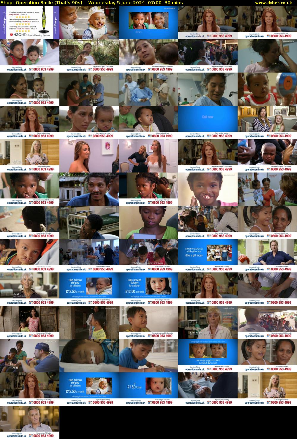 Shop: Operation Smile (That's 90s) Wednesday 5 June 2024 07:00 - 07:30