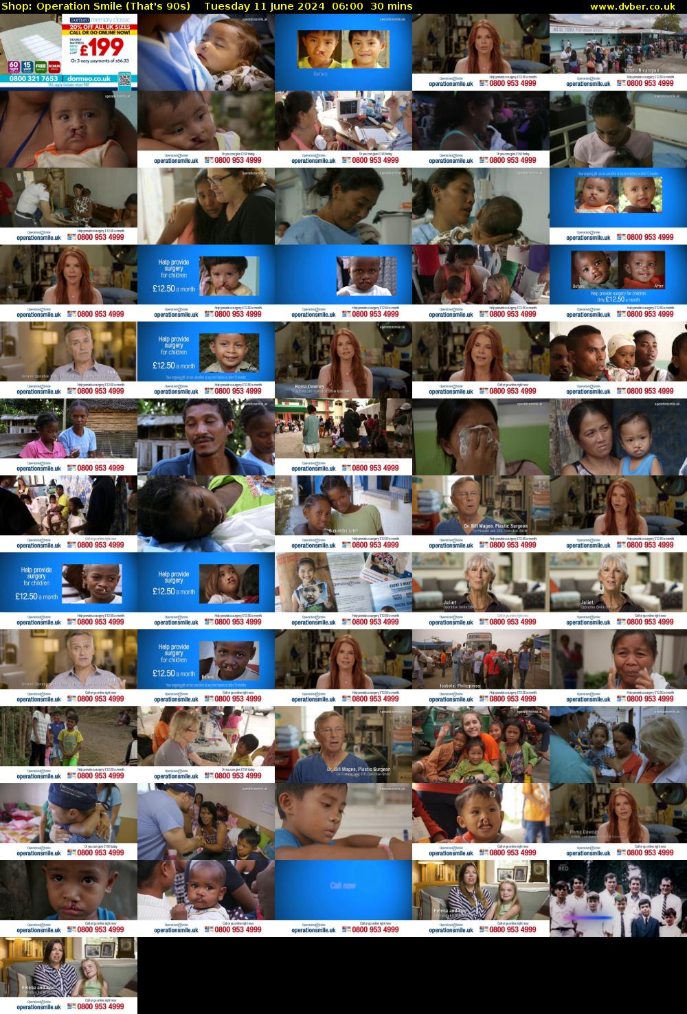 Shop: Operation Smile (That's 90s) Tuesday 11 June 2024 06:00 - 06:30