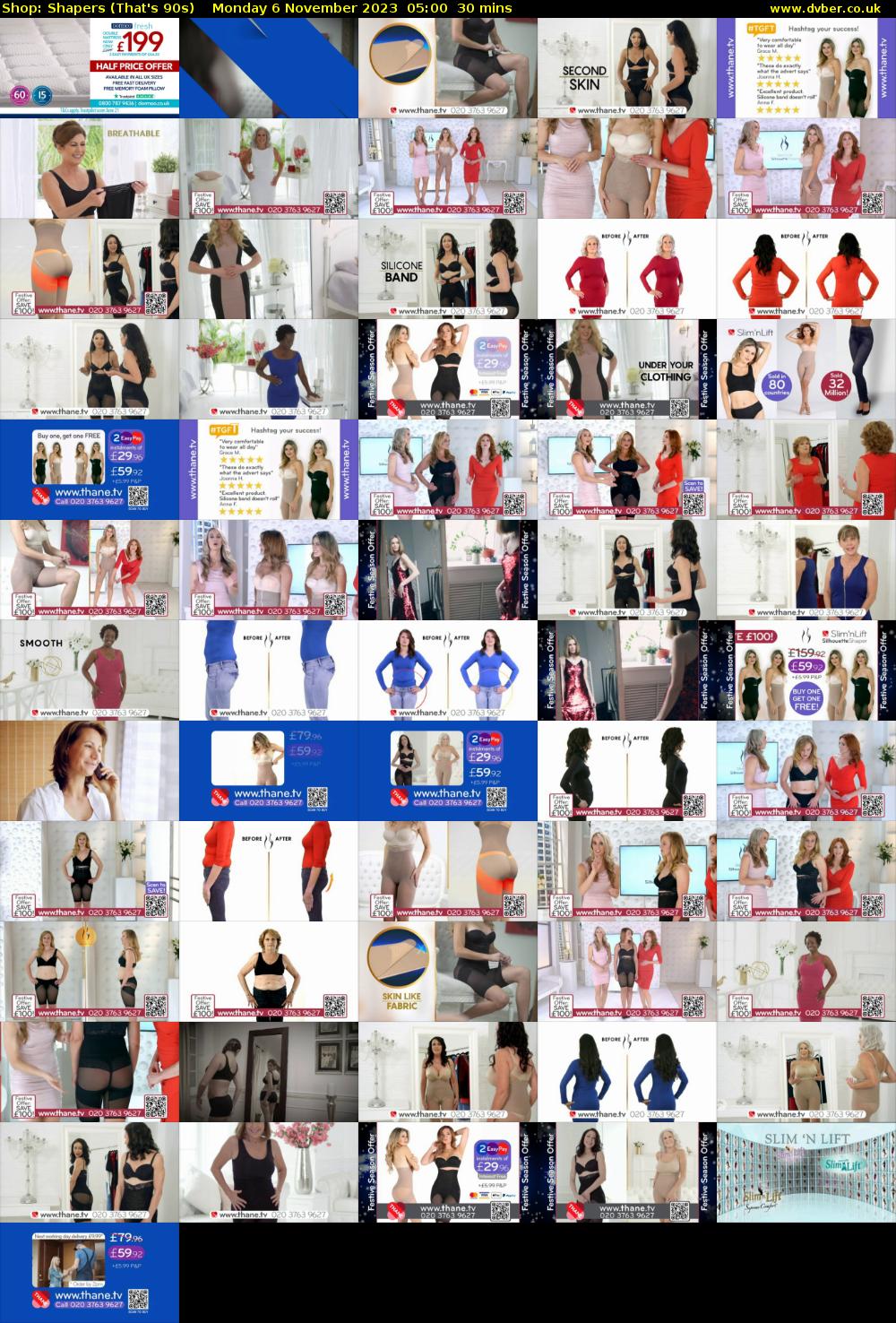Shop: Shapers (That's 90s) Monday 6 November 2023 05:00 - 05:30