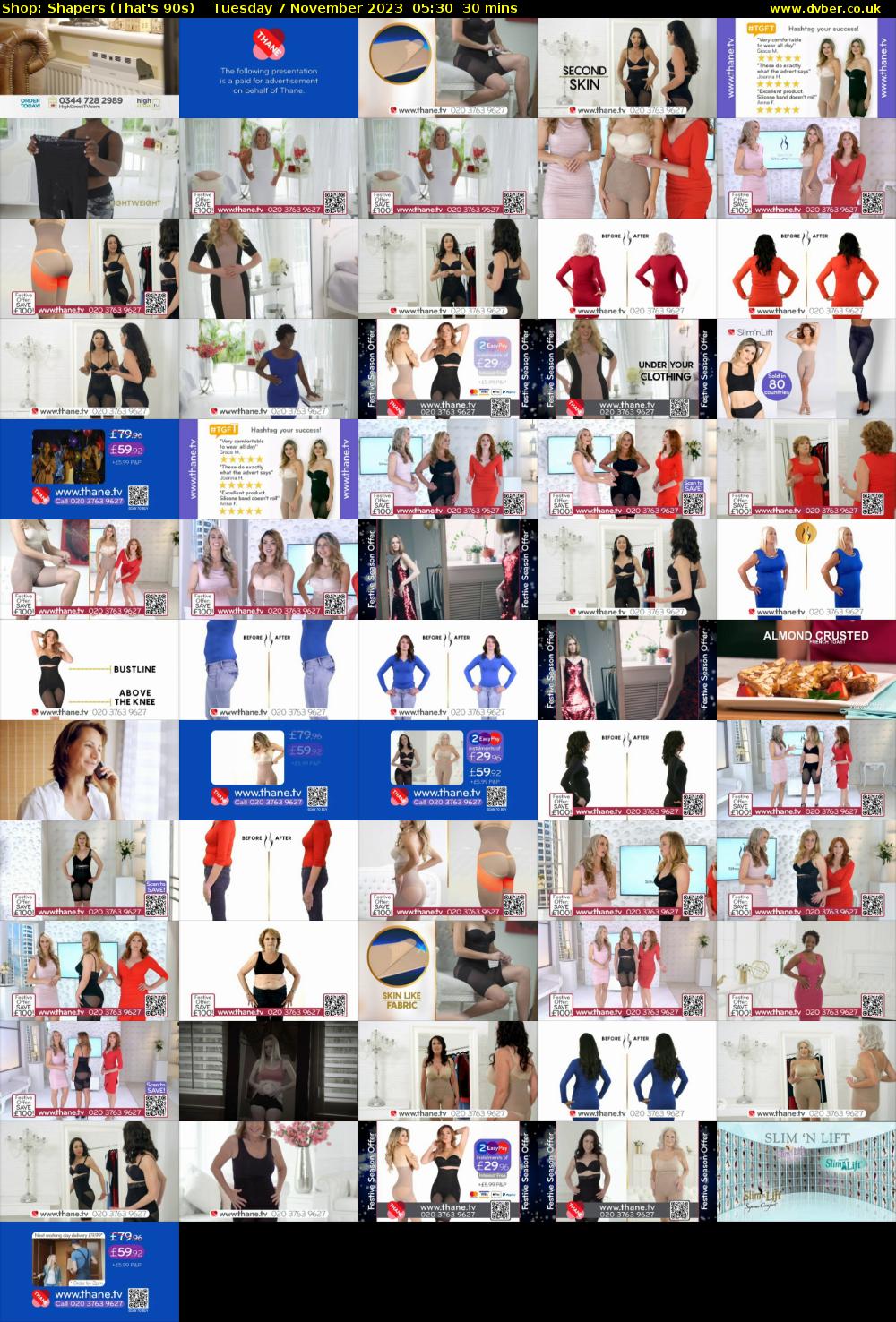 Shop: Shapers (That's 90s) Tuesday 7 November 2023 05:30 - 06:00