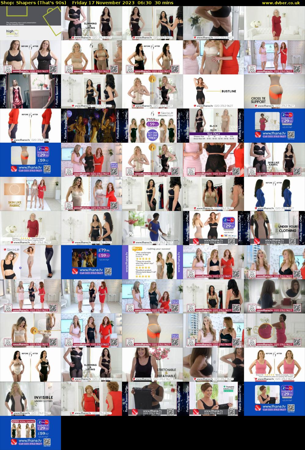 Shop: Shapers (That's 90s) Friday 17 November 2023 06:30 - 07:00