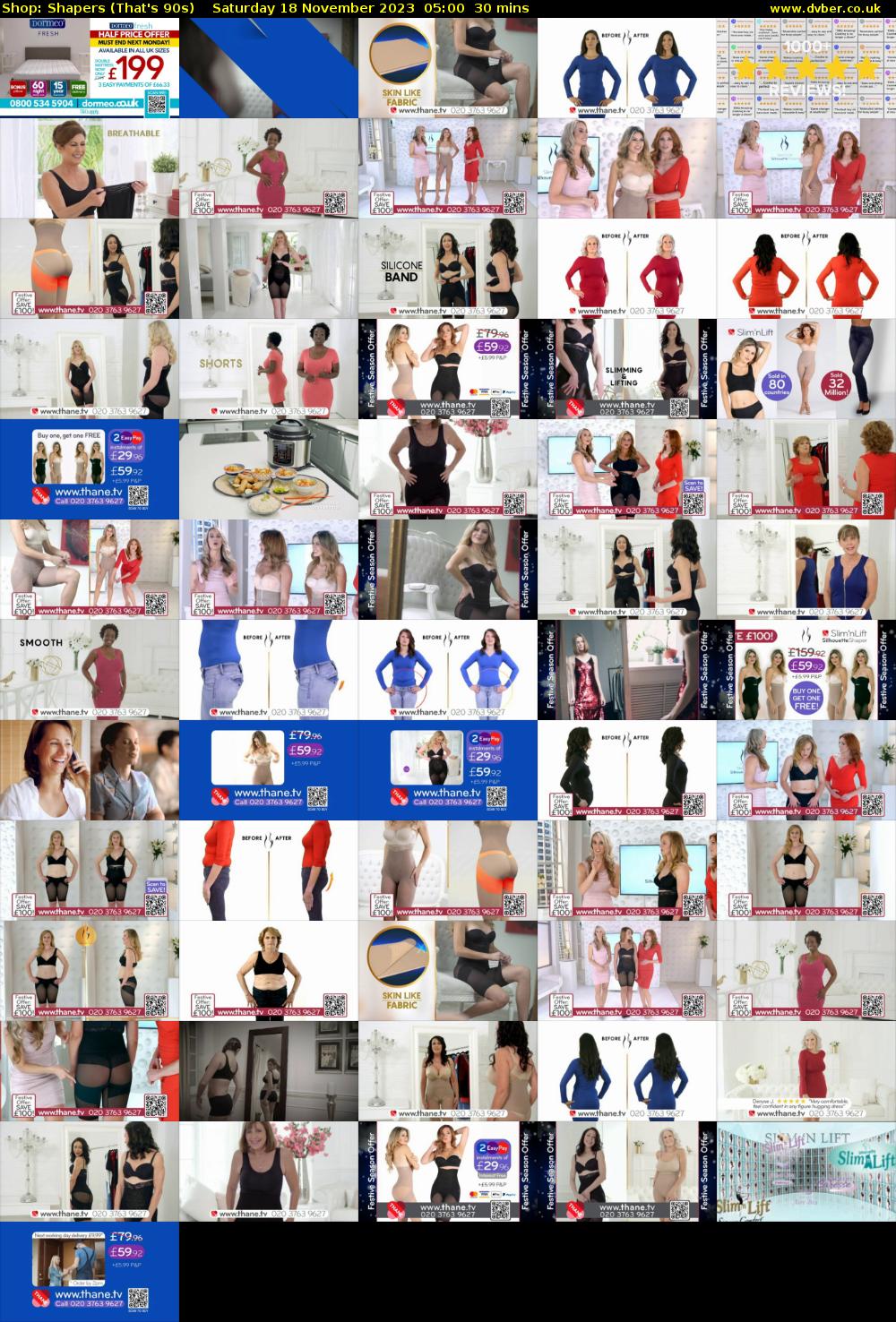 Shop: Shapers (That's 90s) Saturday 18 November 2023 05:00 - 05:30
