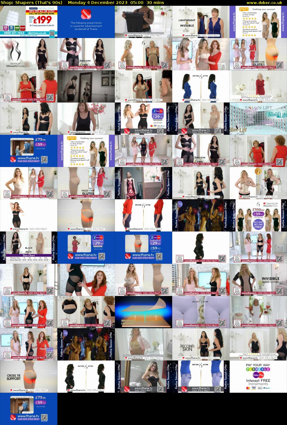 Shop: Shapers (That's 90s) Monday 4 December 2023 05:00 - 05:30