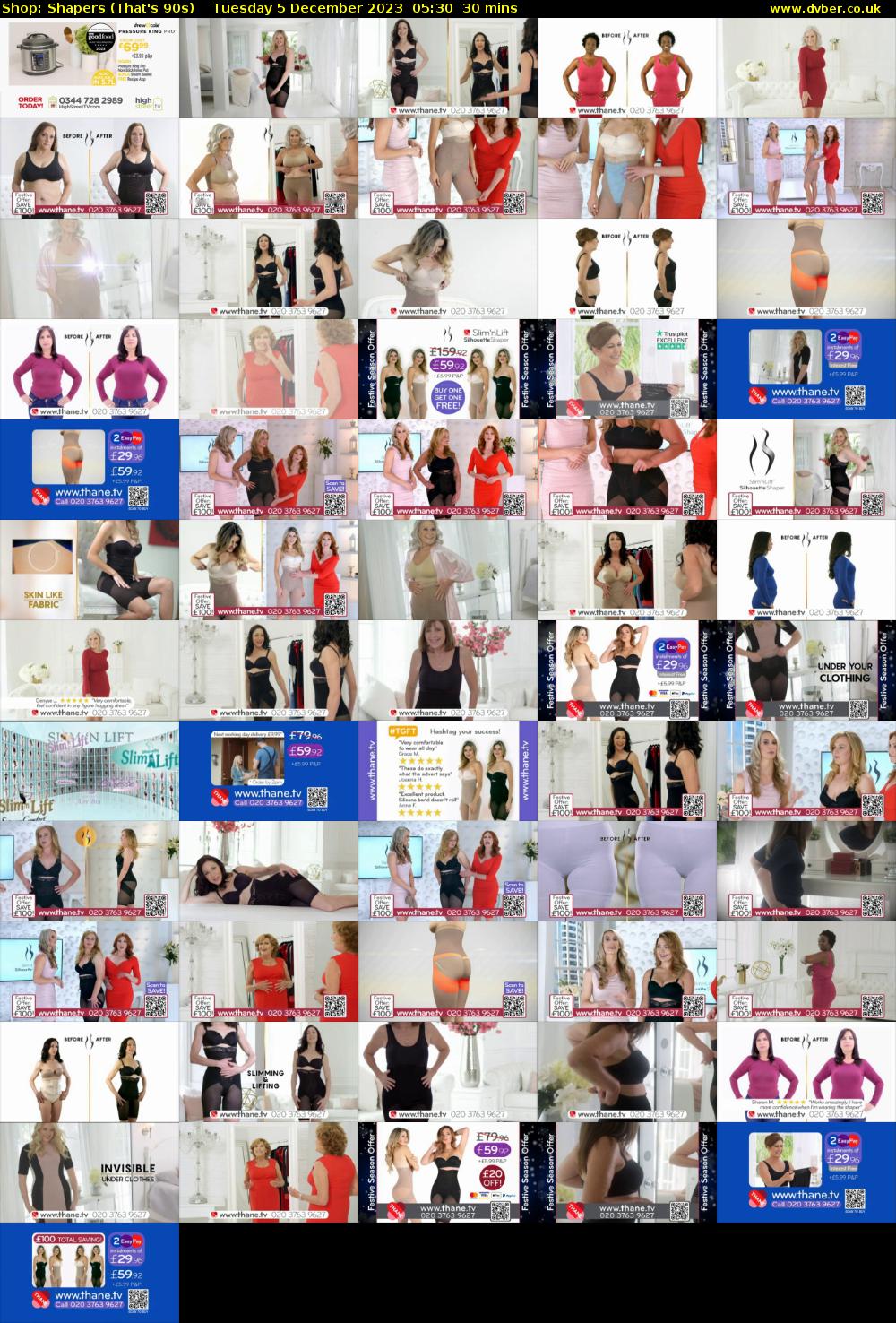 Shop: Shapers (That's 90s) Tuesday 5 December 2023 05:30 - 06:00