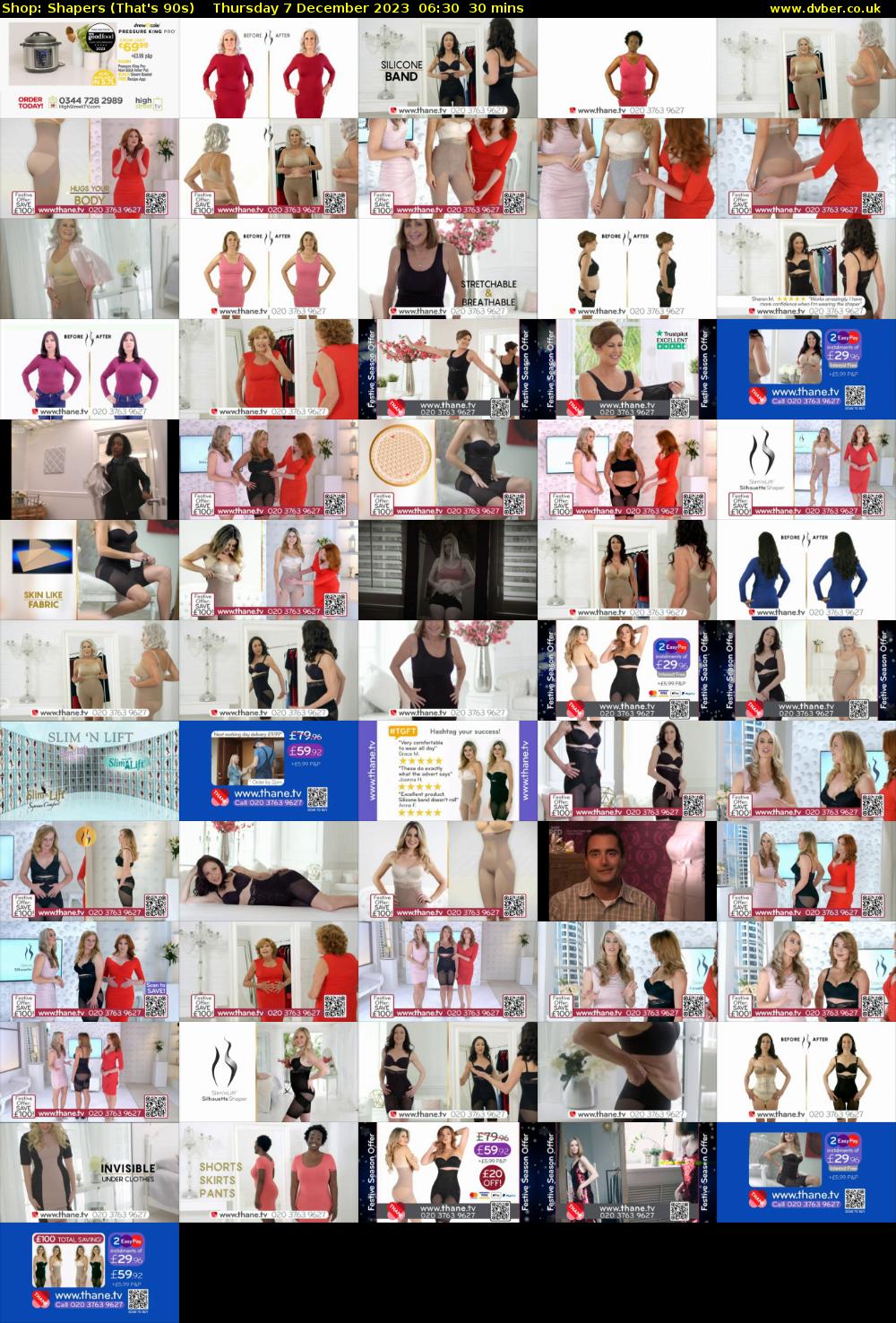 Shop: Shapers (That's 90s) Thursday 7 December 2023 06:30 - 07:00