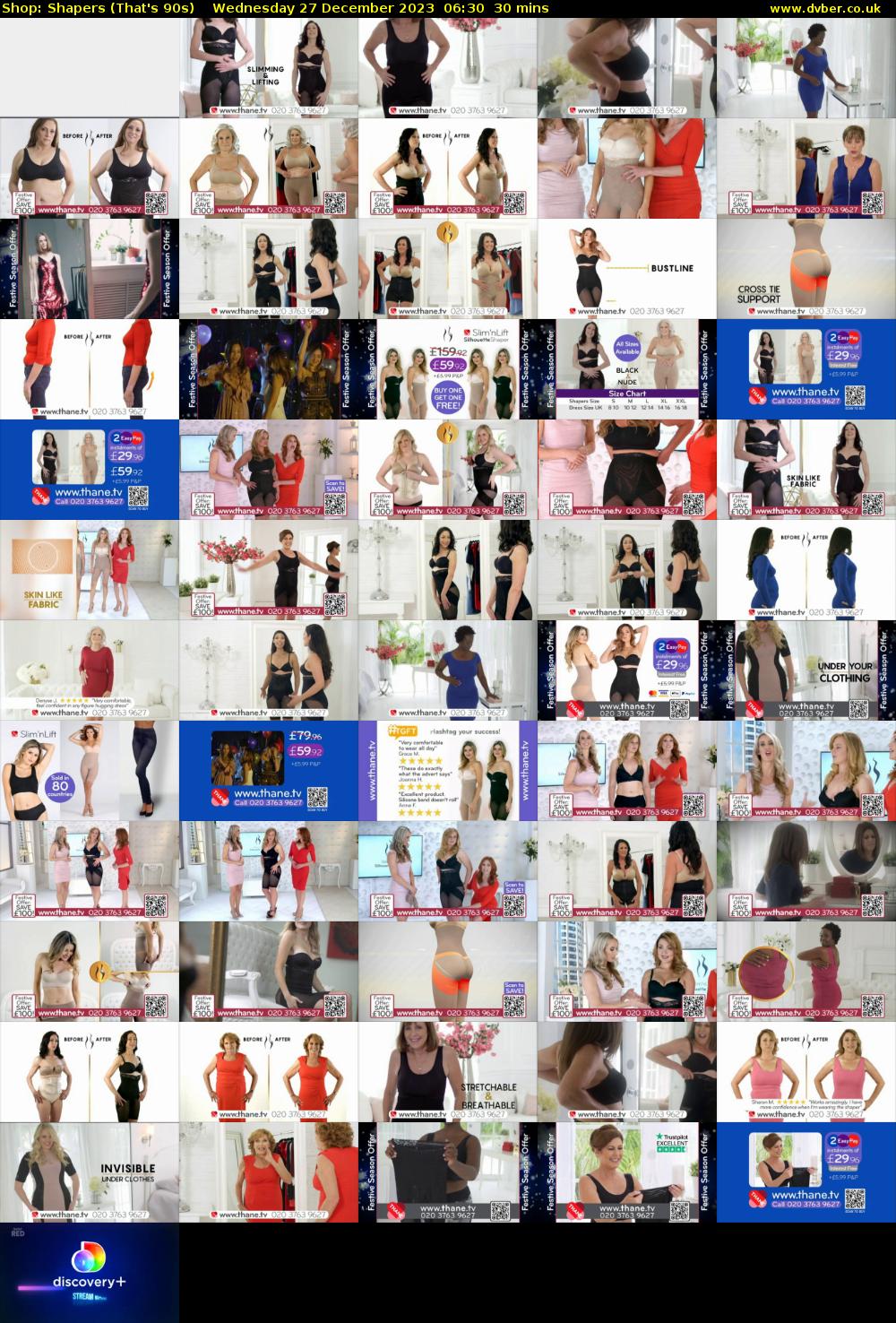 Shop: Shapers (That's 90s) Wednesday 27 December 2023 06:30 - 07:00