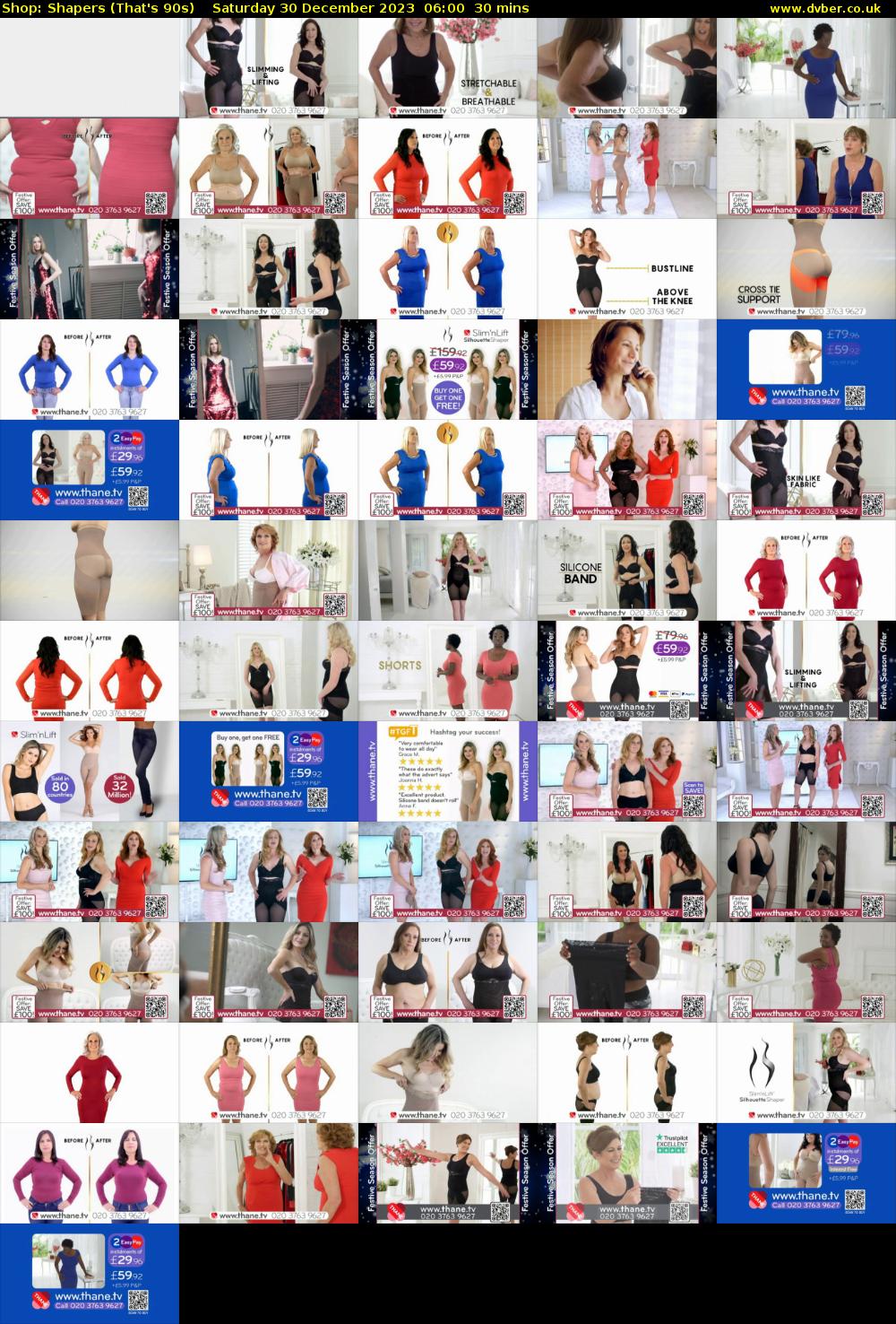 Shop: Shapers (That's 90s) Saturday 30 December 2023 06:00 - 06:30