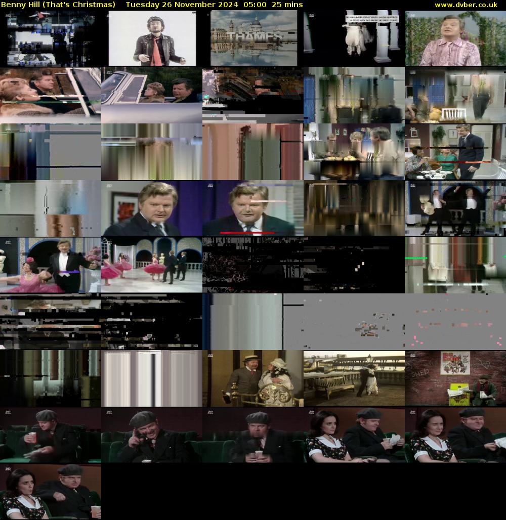 Benny Hill (That's Christmas) Tuesday 26 November 2024 05:00 - 05:25