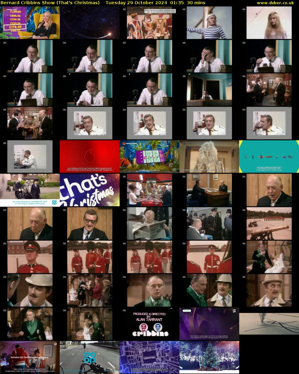 Bernard Cribbins Show (That's Christmas) Tuesday 29 October 2024 01:35 - 02:05