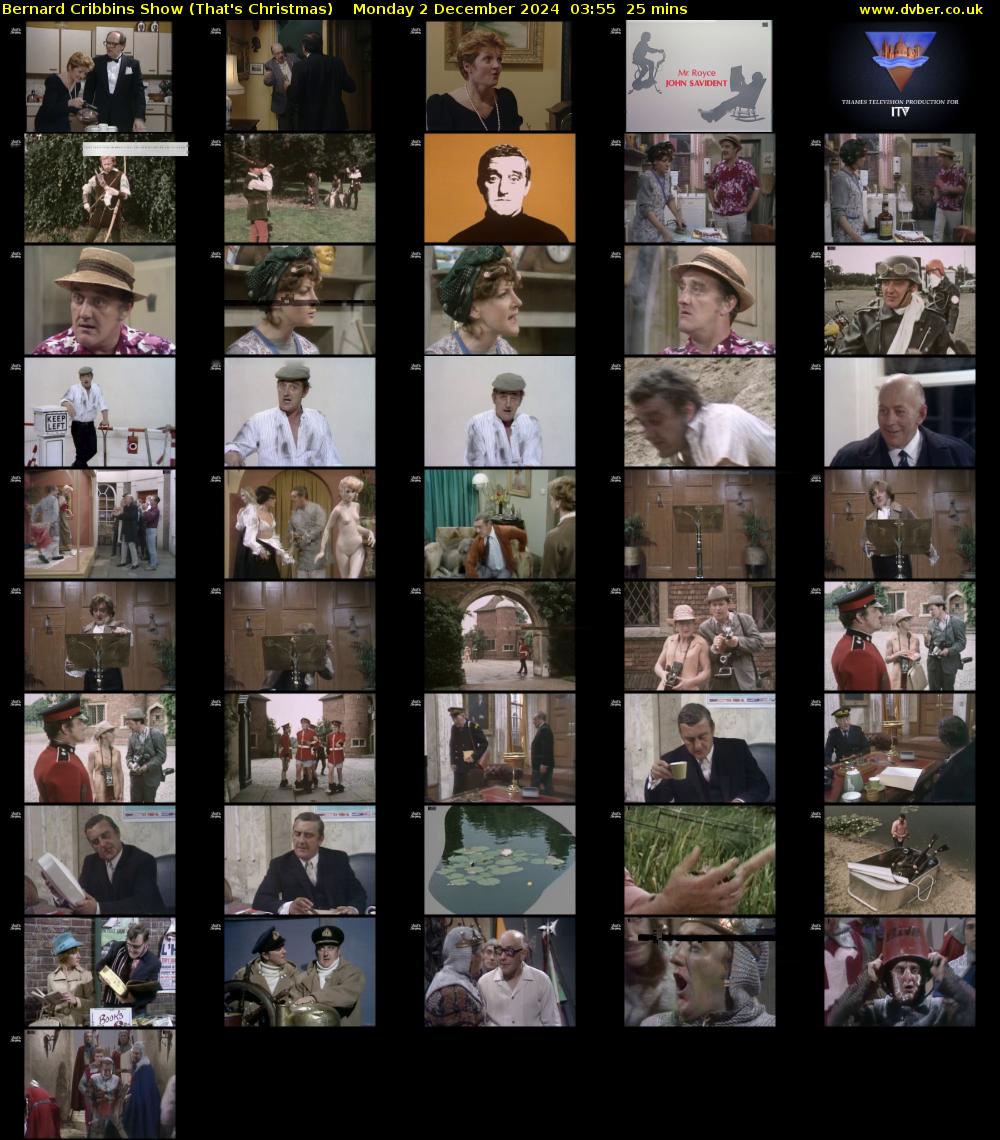 Bernard Cribbins Show (That's Christmas) Monday 2 December 2024 03:55 - 04:20