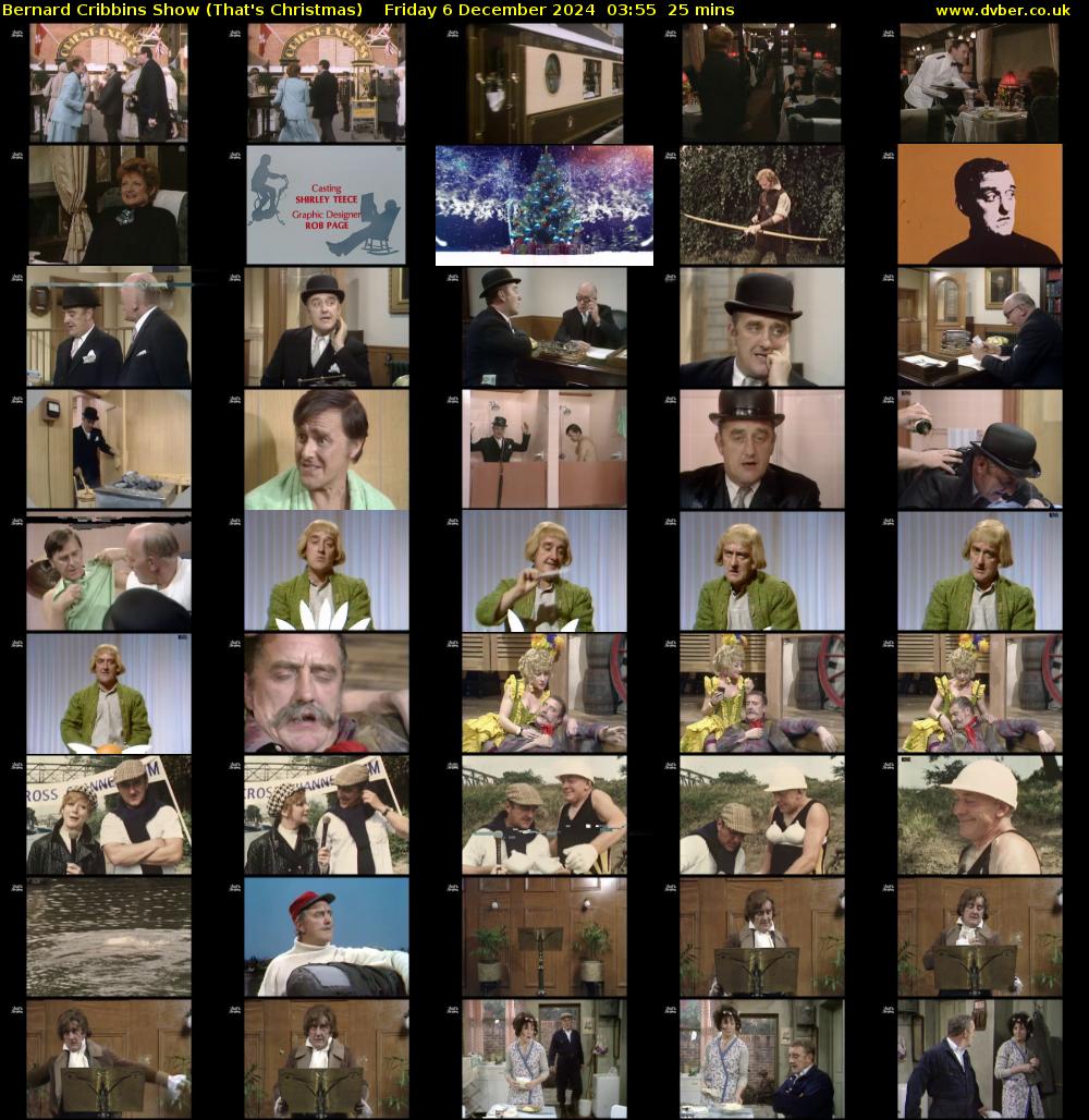 Bernard Cribbins Show (That's Christmas) Friday 6 December 2024 03:55 - 04:20