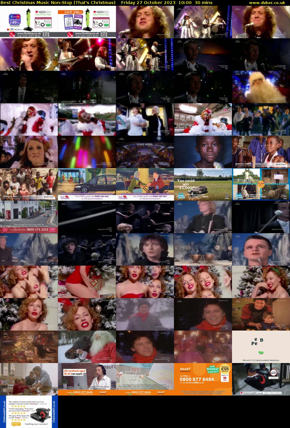 Best Christmas Music Non-Stop (That's Christmas) Friday 27 October 2023 10:00 - 10:30