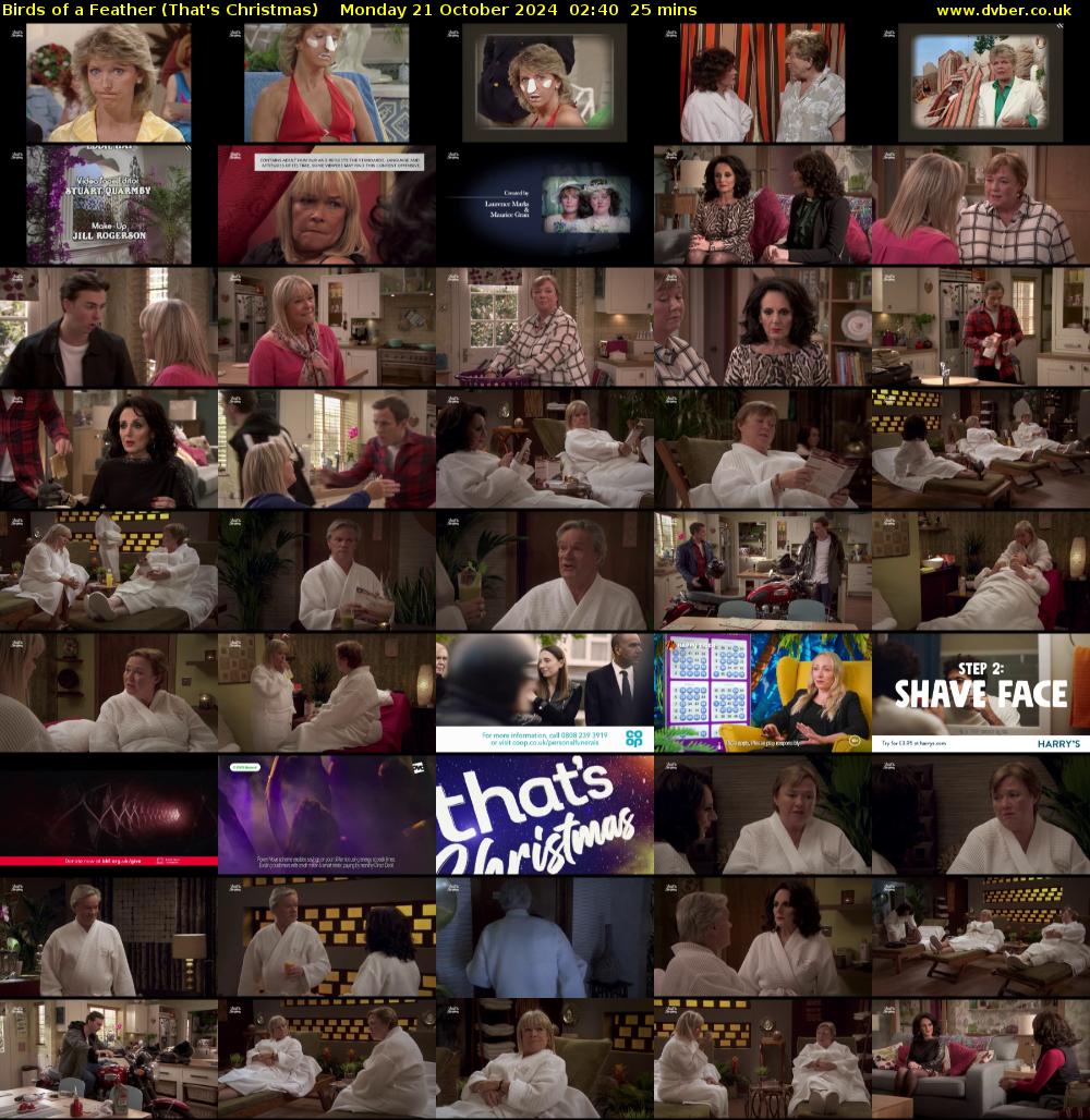 Birds of a Feather (That's Christmas) Monday 21 October 2024 02:40 - 03:05