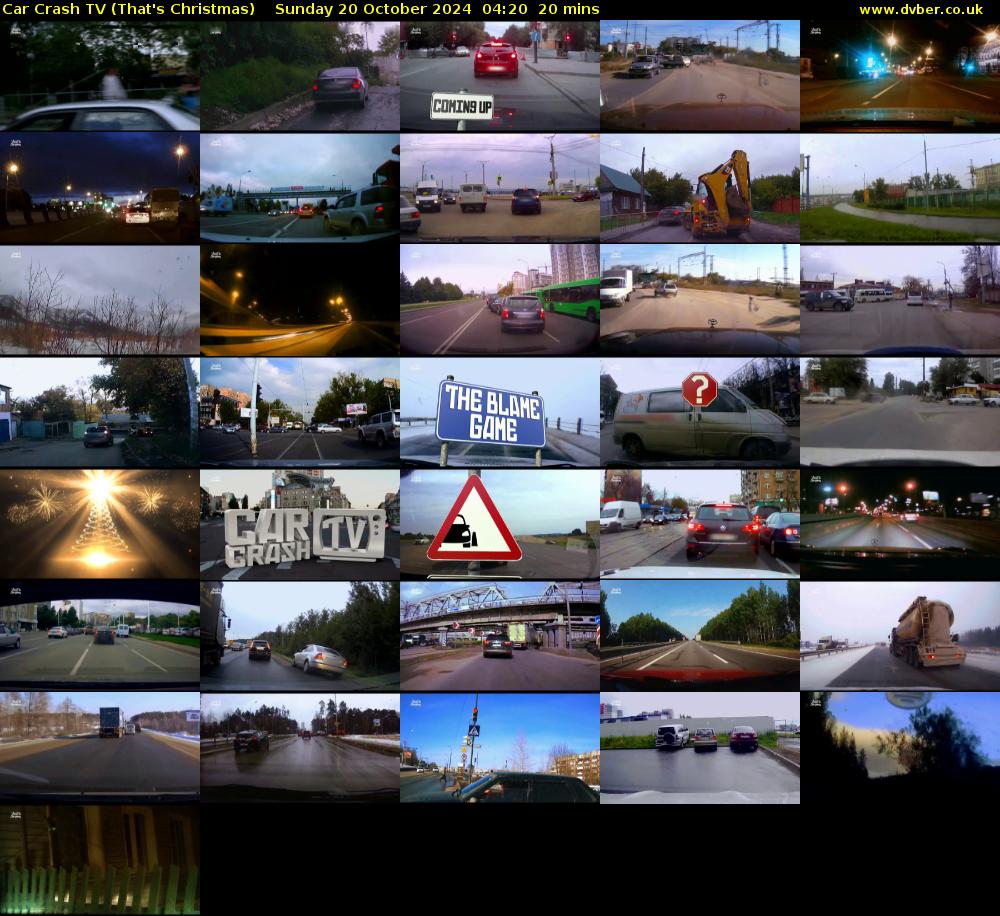 Car Crash TV (That's Christmas) Sunday 20 October 2024 04:20 - 04:40