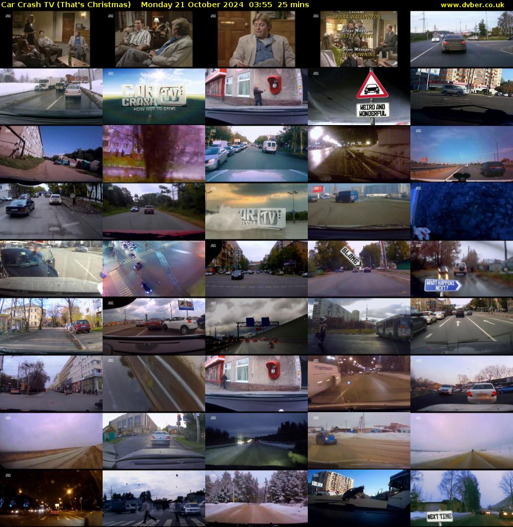 Car Crash TV (That's Christmas) Monday 21 October 2024 03:55 - 04:20