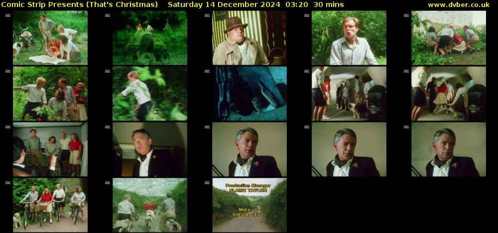 Comic Strip Presents (That's Christmas) Saturday 14 December 2024 03:20 - 03:50